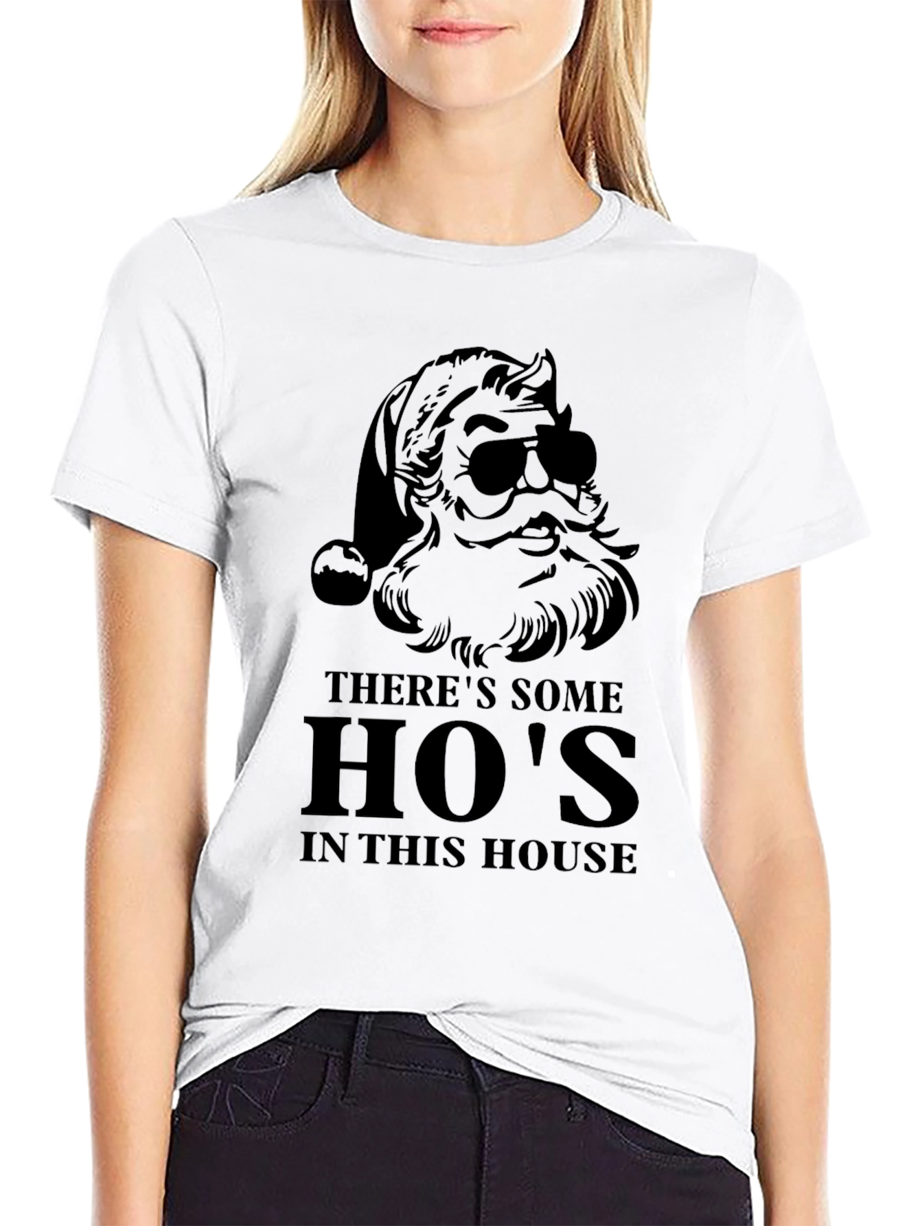 Funny Santa Hos In This House T-Shirt