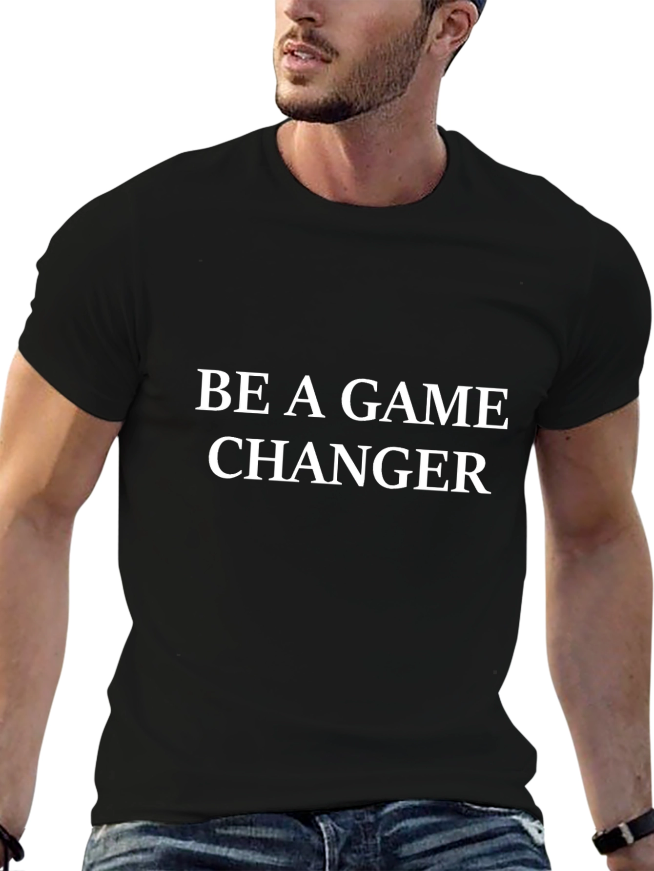 Be a Game Changer Graphic Tee - Black