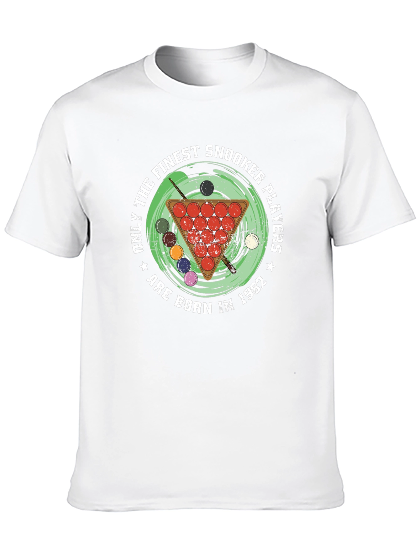 Finest Snooker Players Born in 1982 Black T-Shirt