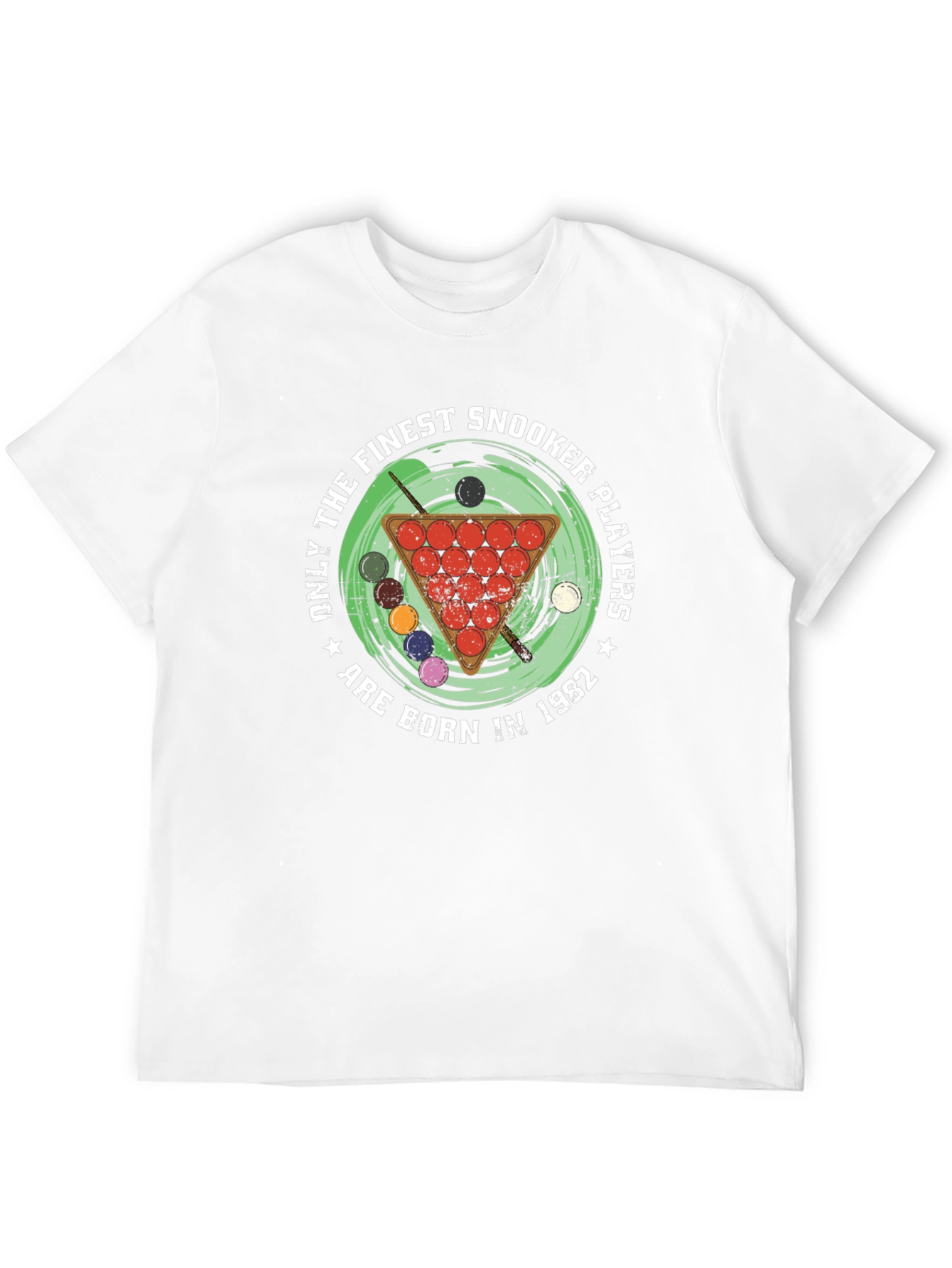 Finest Snooker Players Born in 1982 Black T-Shirt