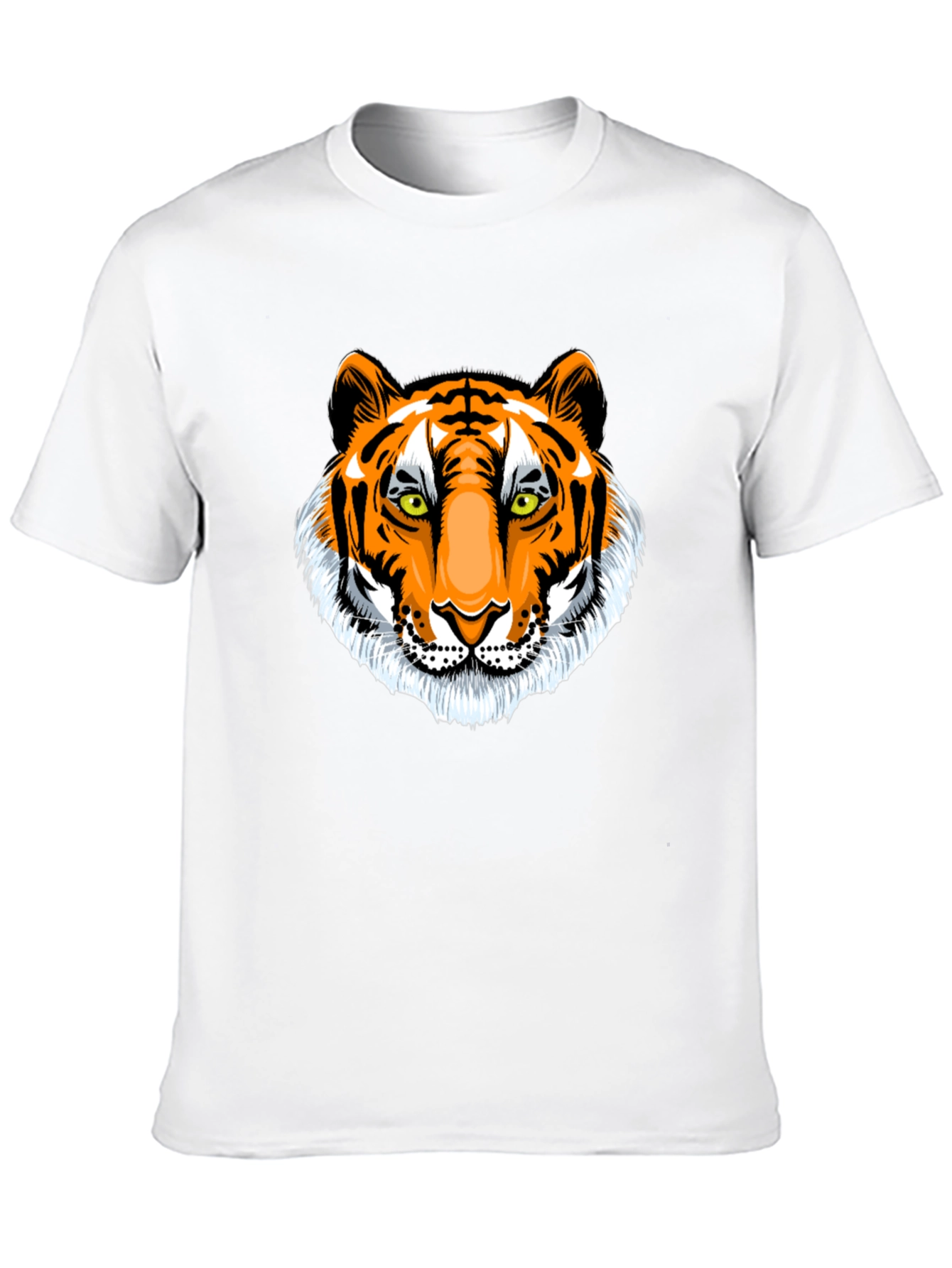 Tiger Graphic Black T-Shirt - Animal Print Tee