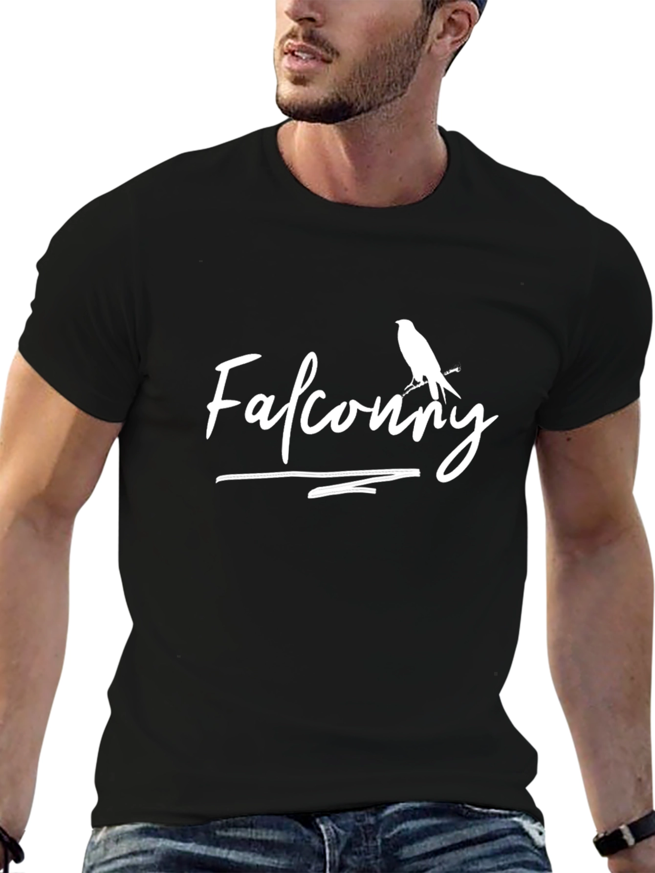Falconry Bird T-Shirt - Unique Wildlife Graphic Tee