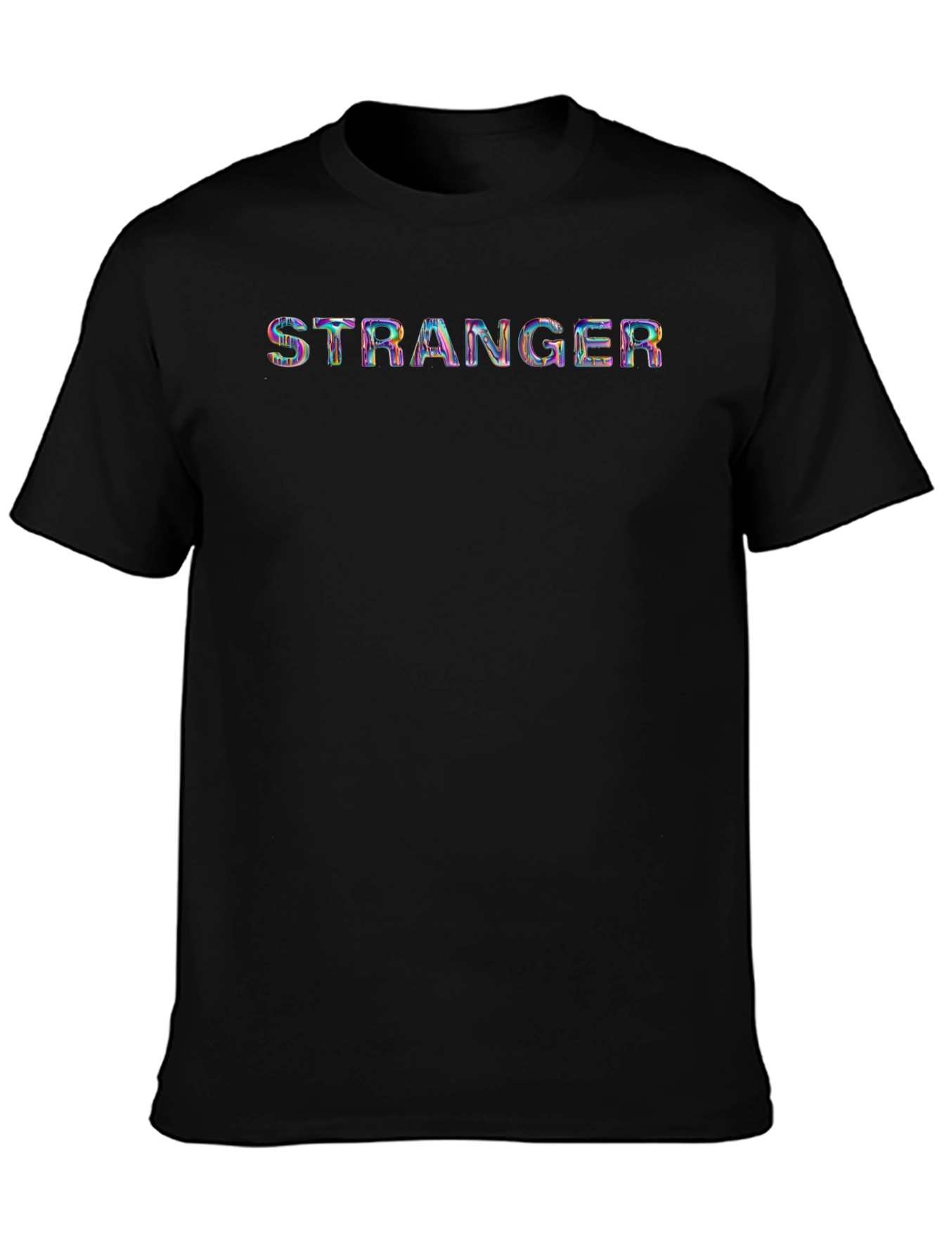 Stranger Graphic T-Shirt - Classic Fit Black Tee