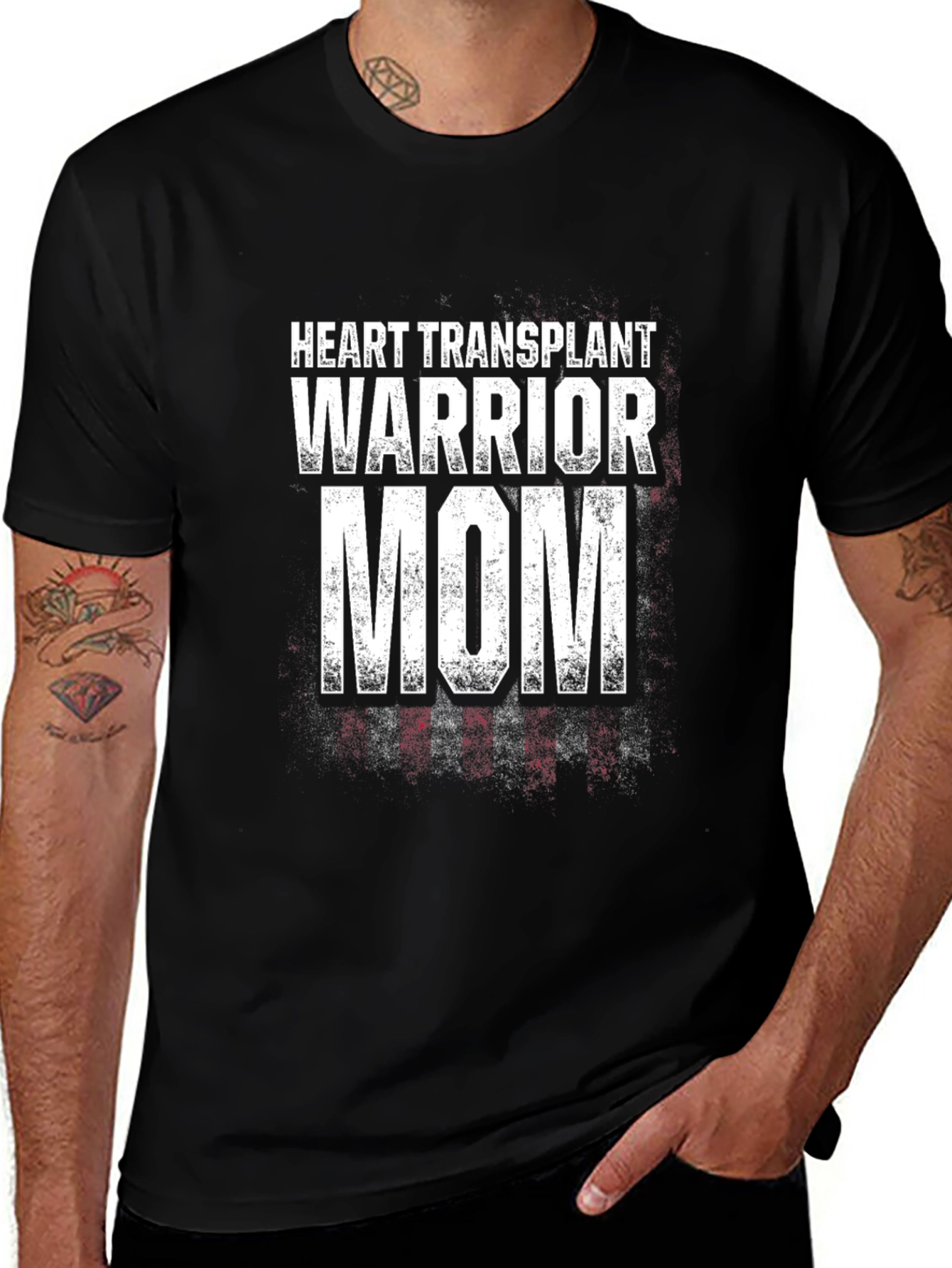 Heart Transplant Warrior Mom T-Shirt