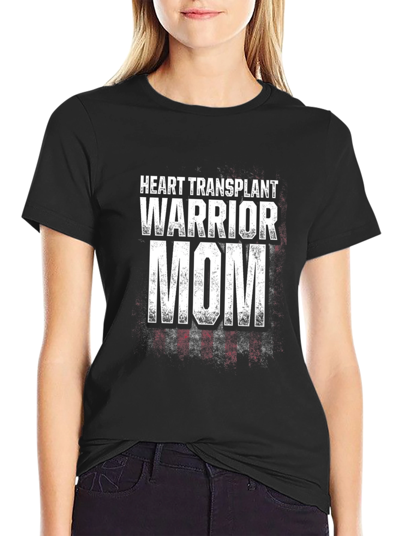 Heart Transplant Warrior Mom T-Shirt