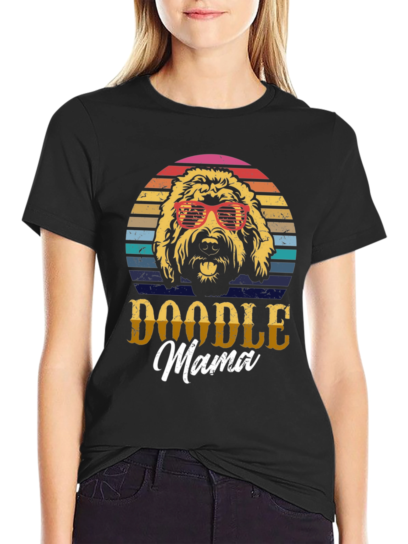 Doodle Mama T-Shirt - Retro Dog Lover Tee