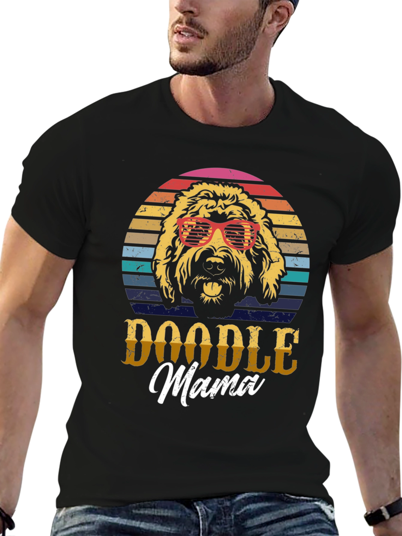 Doodle Mama T-Shirt - Retro Dog Lover Tee