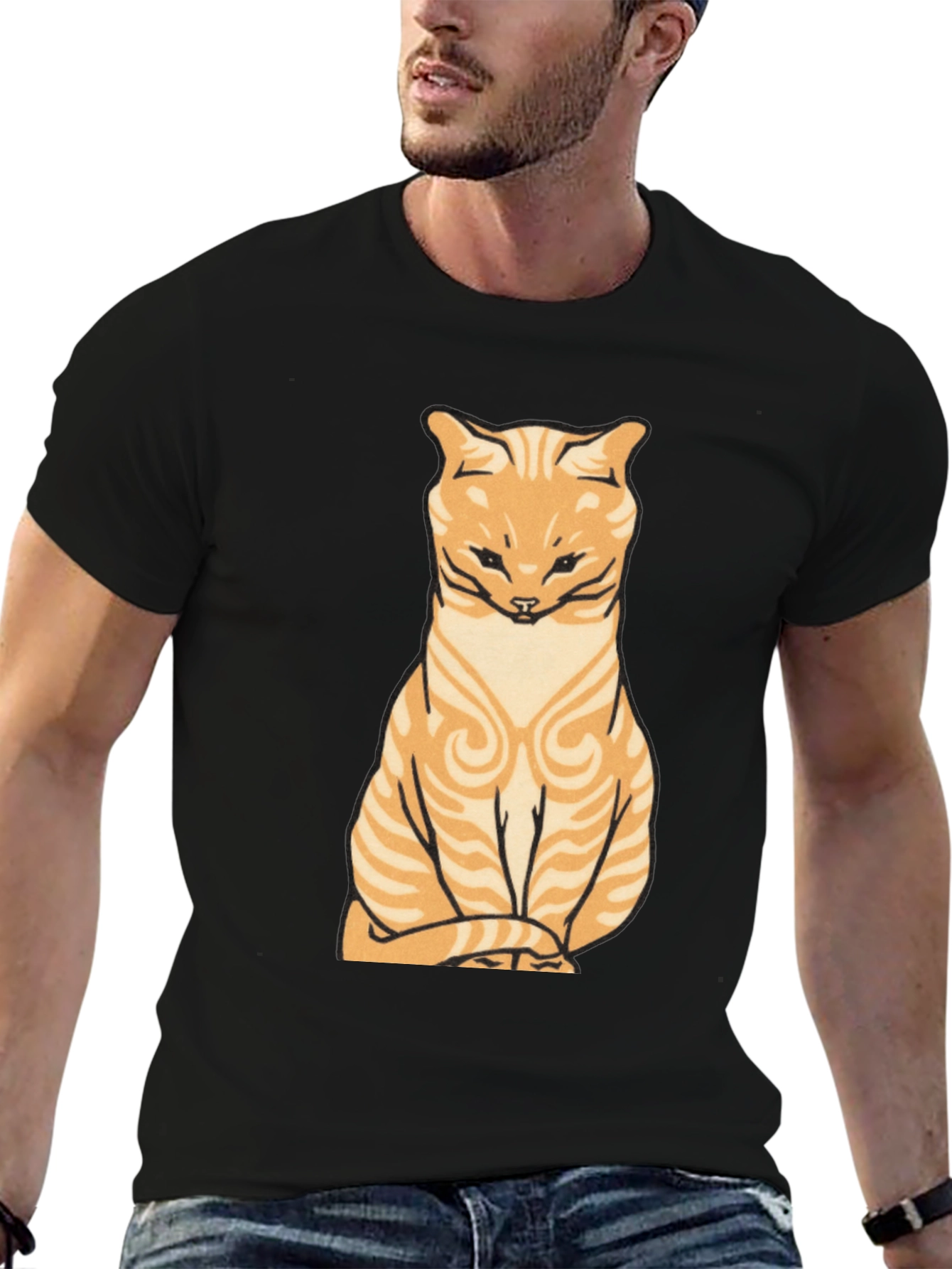 Cool Cat T-Shirt - Unique Graphic Tee