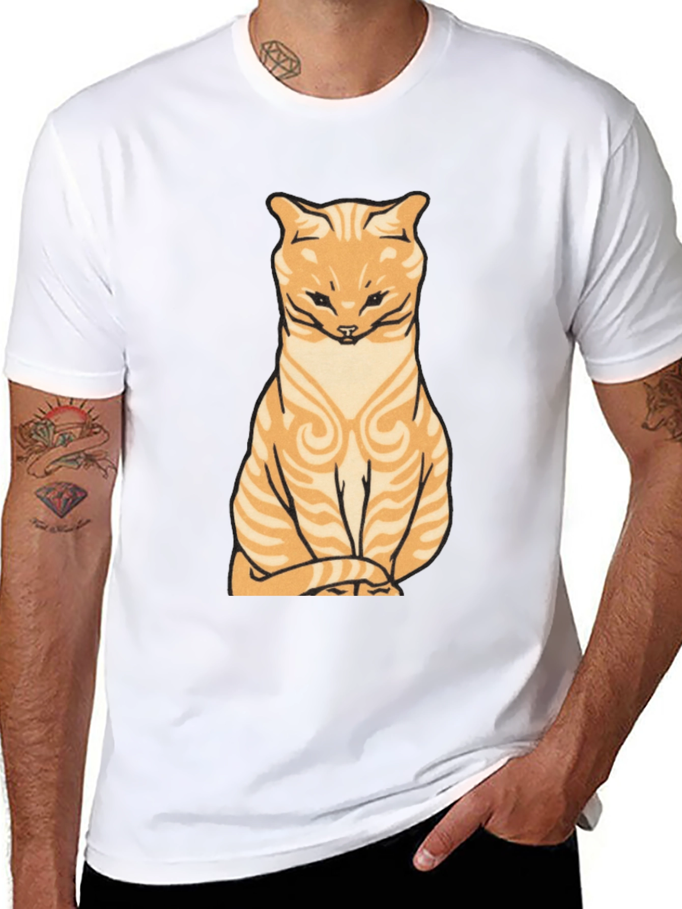 Cool Cat T-Shirt - Unique Graphic Tee