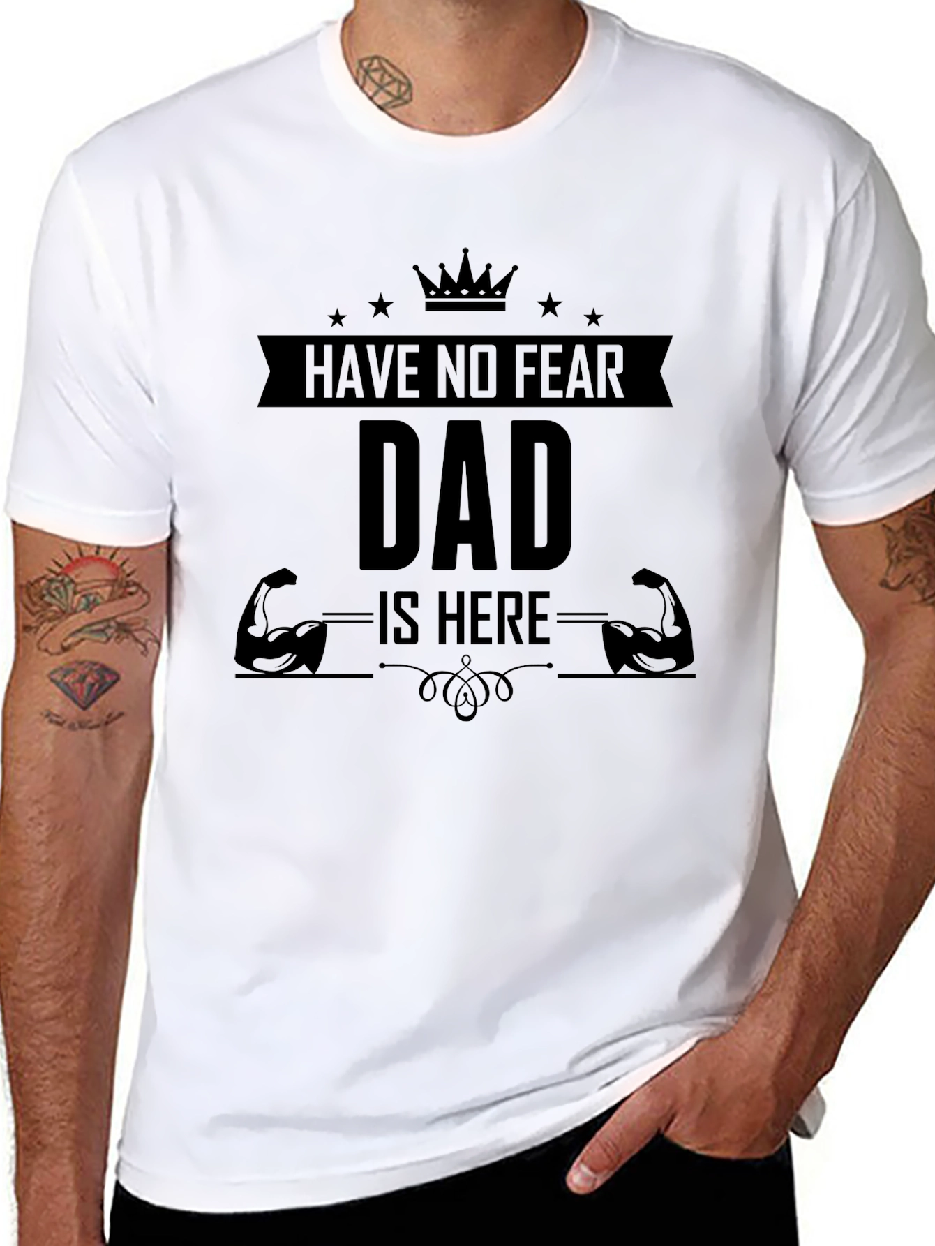 Dad Is Here Graphic Tee