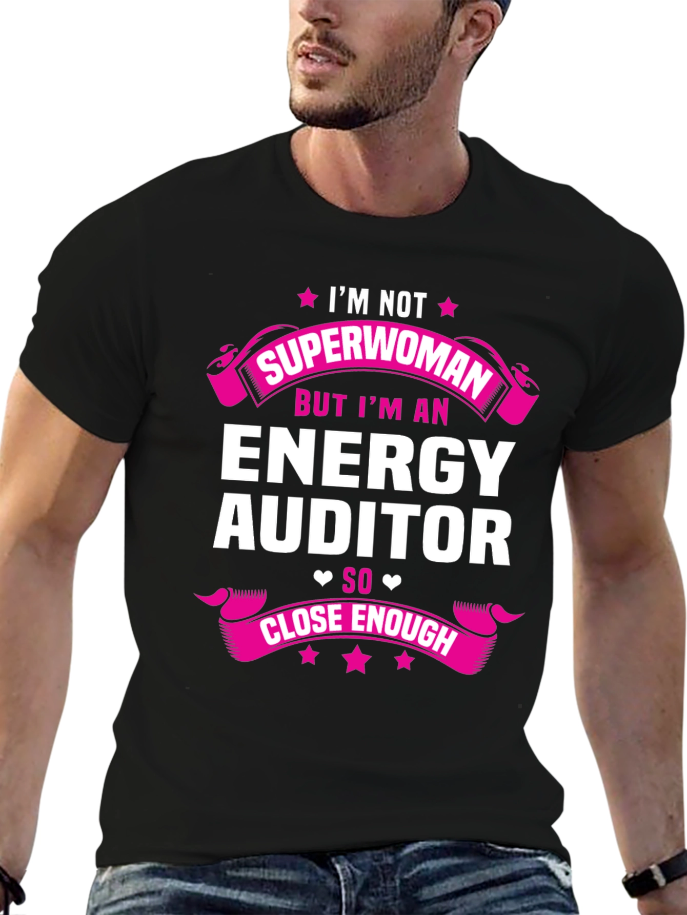 Energy Auditor Superwoman Funny T-Shirt