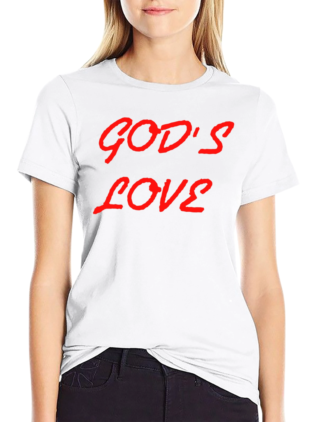 Gods Love Graphic T-Shirt - Trendy Casual Wear