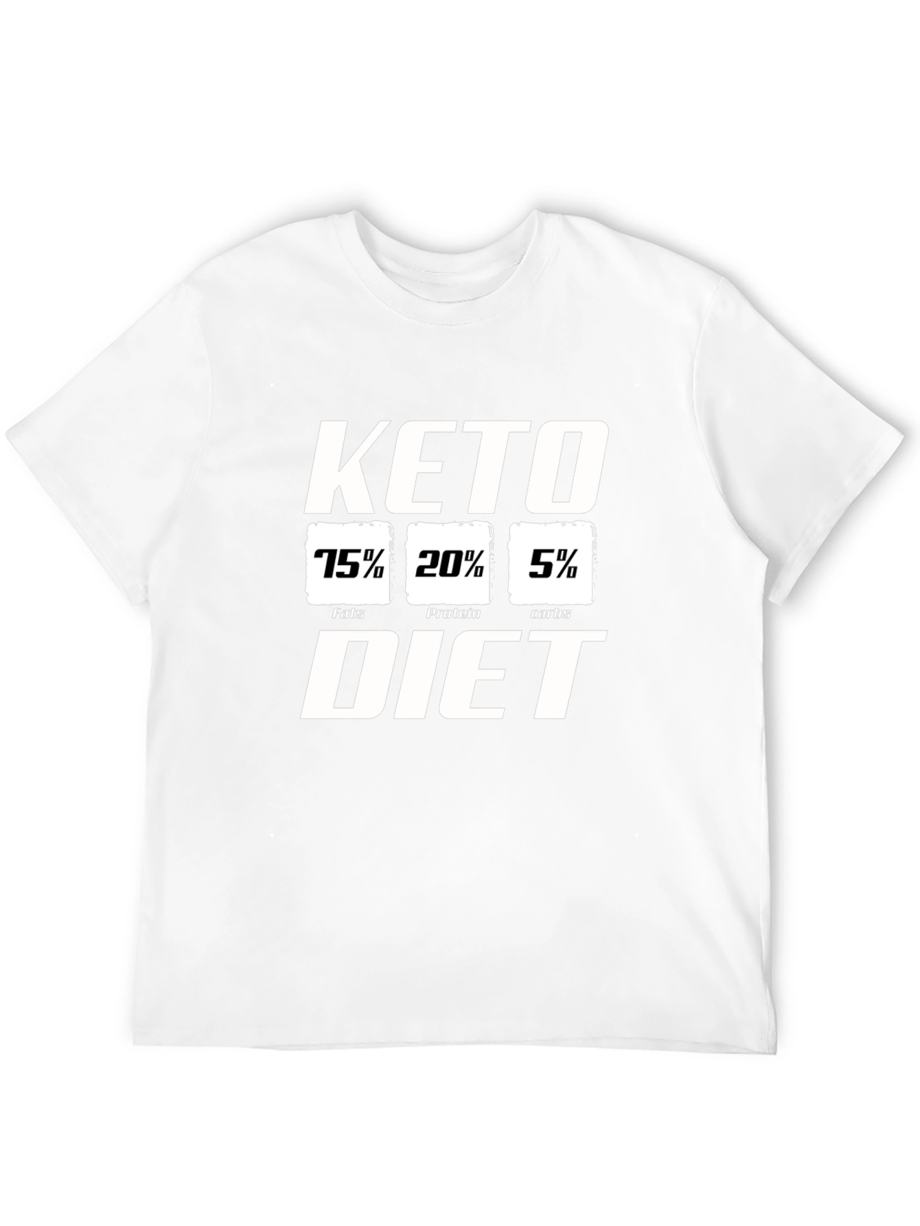Keto Diet T-Shirt Black Cotton Tee