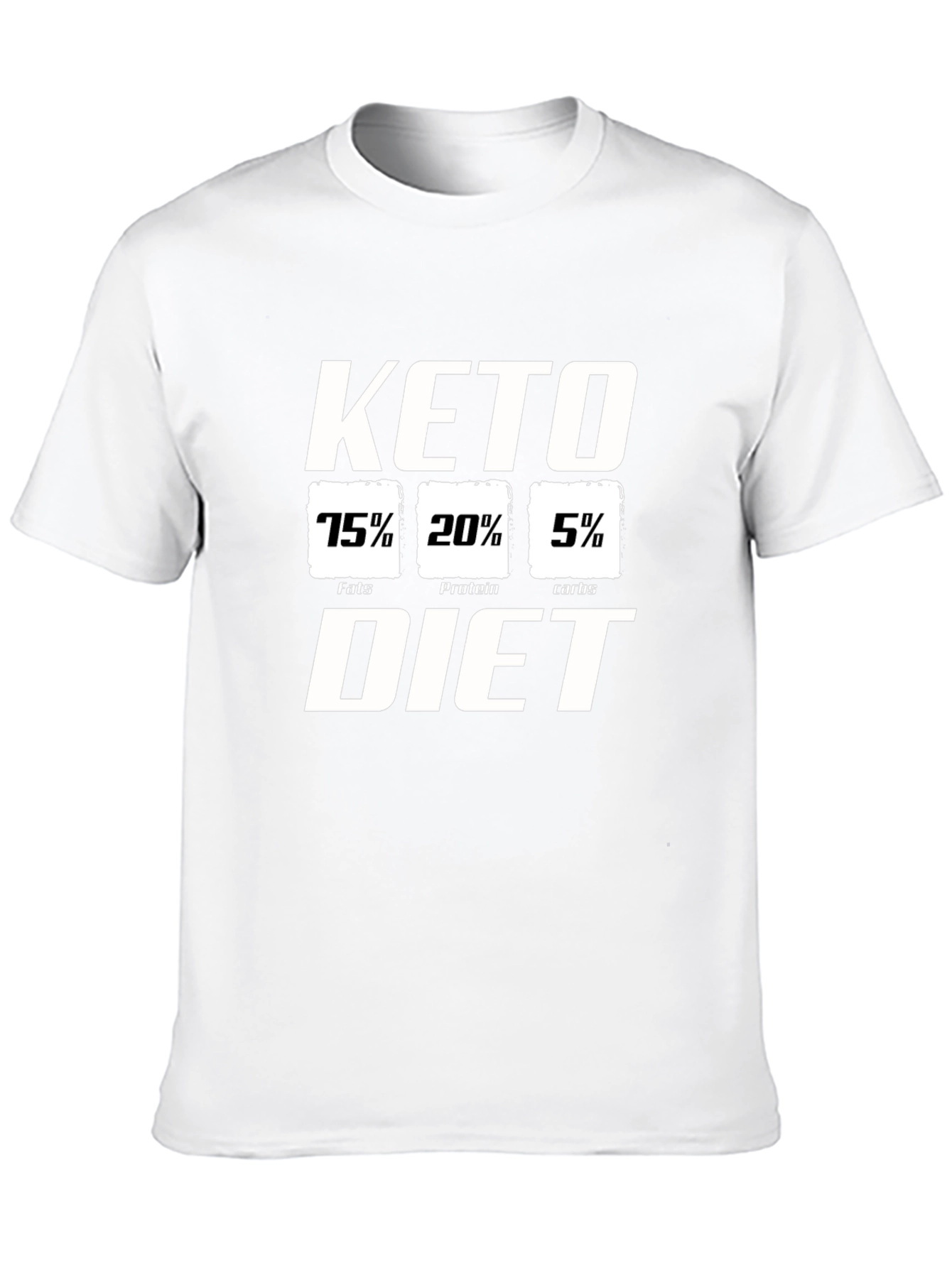 Keto Diet T-Shirt Black Cotton Tee