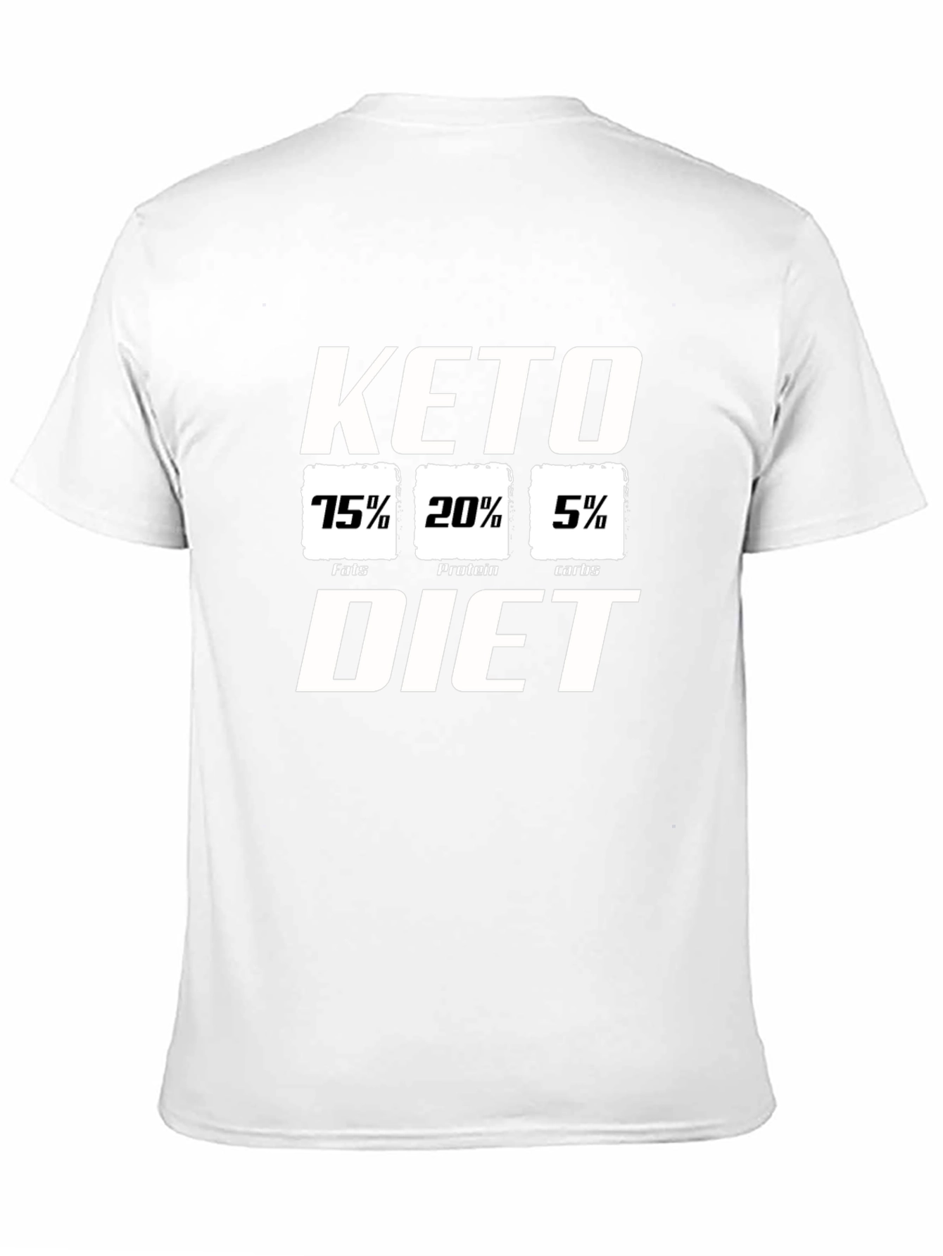 Keto Diet T-Shirt Black Cotton Tee