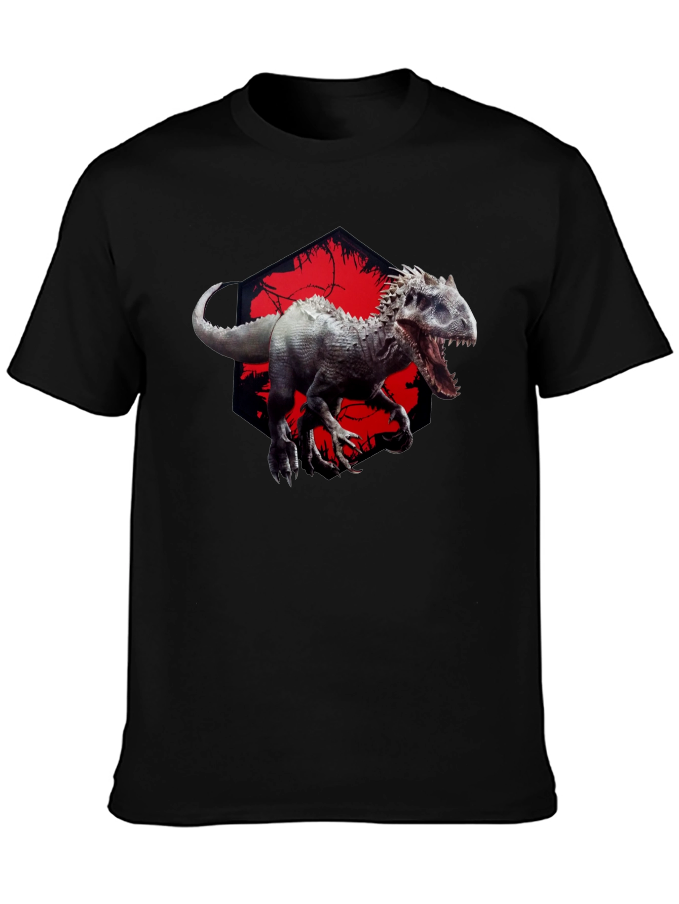 Dinosaur Graphic Black T-Shirt