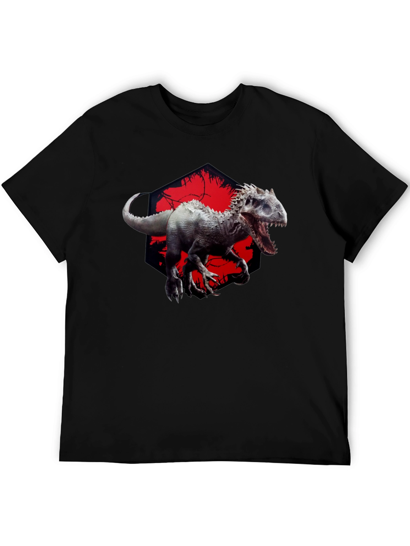 Dinosaur Graphic Black T-Shirt