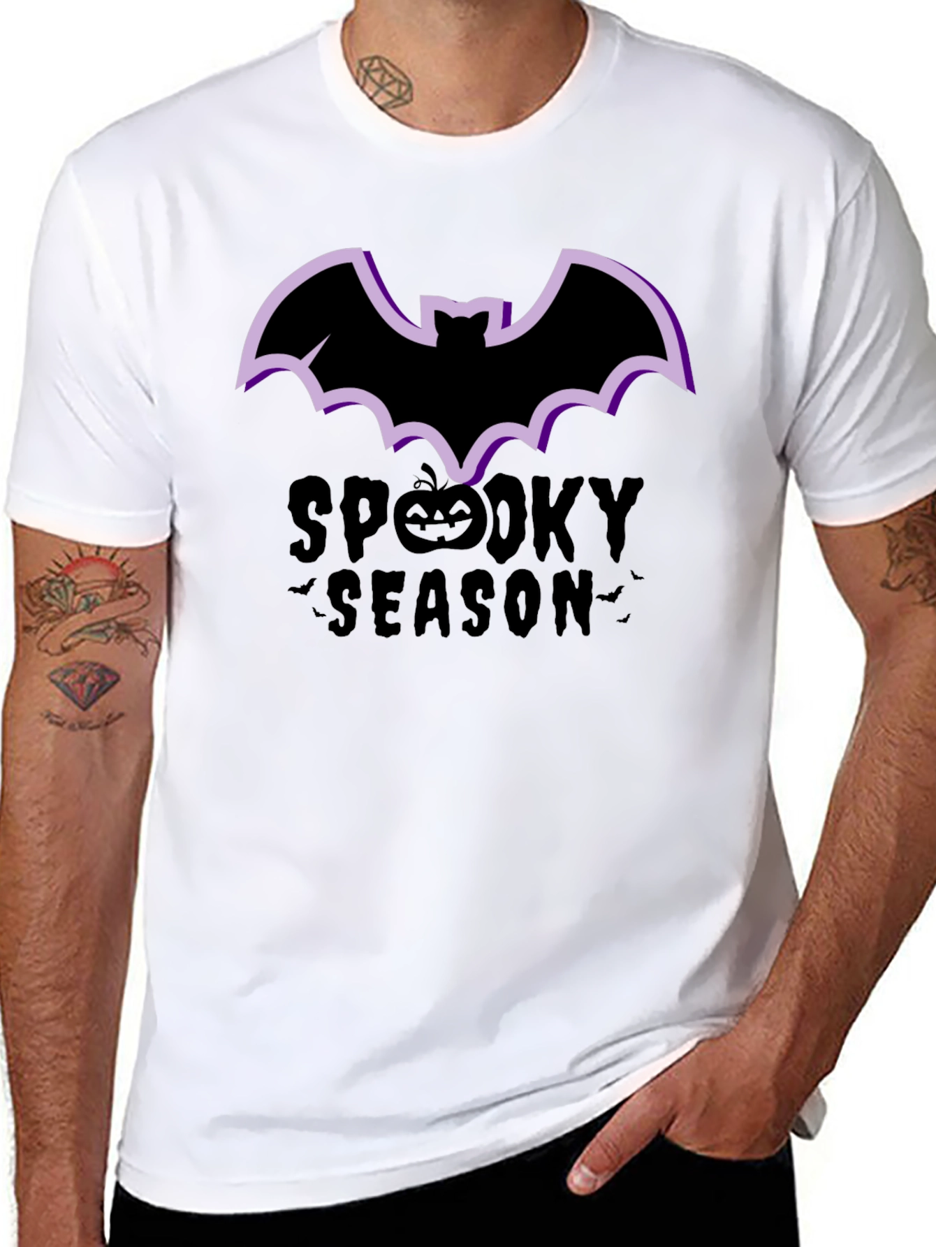 Spooky Season Bat Graphic Tee