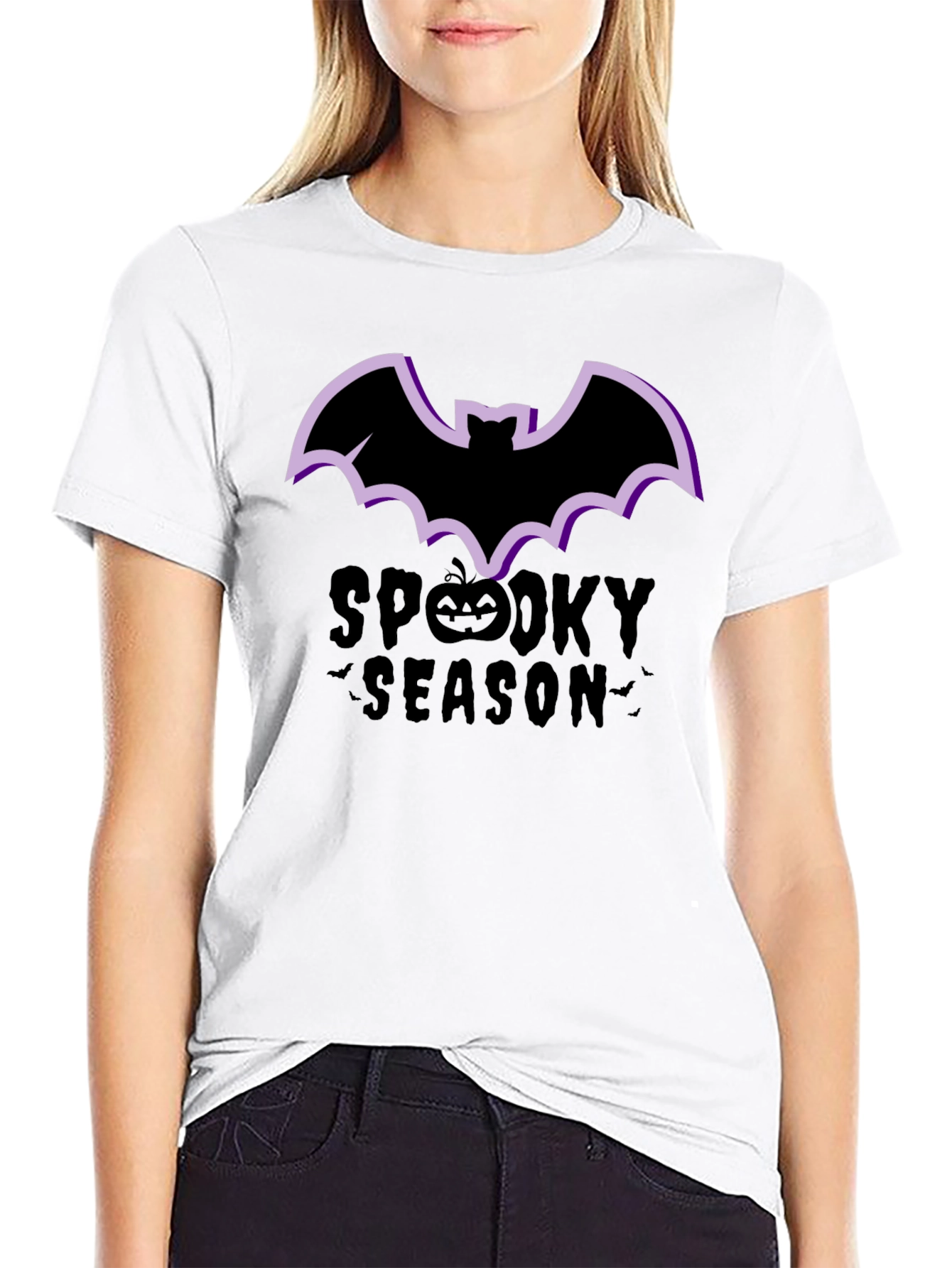 Spooky Season Bat Graphic Tee