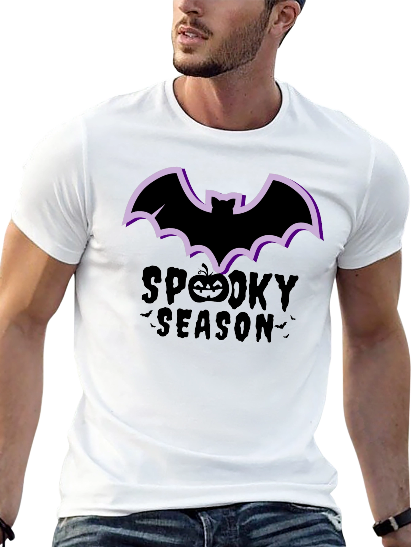 Spooky Season Bat Graphic Tee