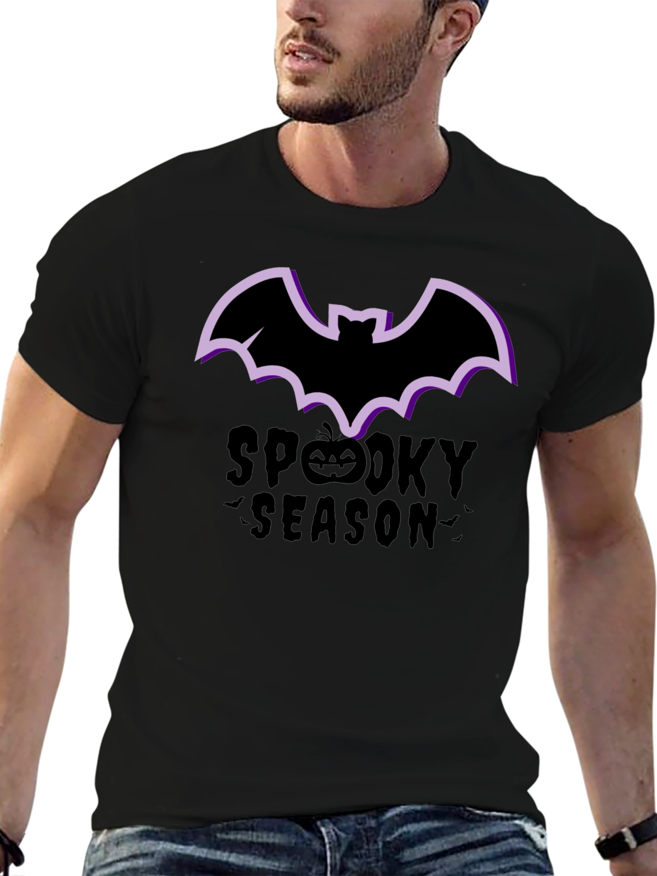 Spooky Season Bat Graphic Tee