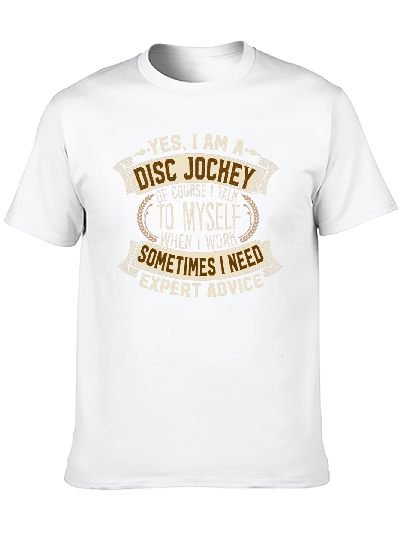 Disc Jockey Expert Advice Graphic T-Shirt