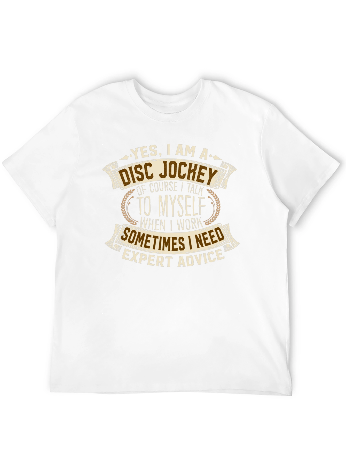 Disc Jockey Expert Advice Graphic T-Shirt