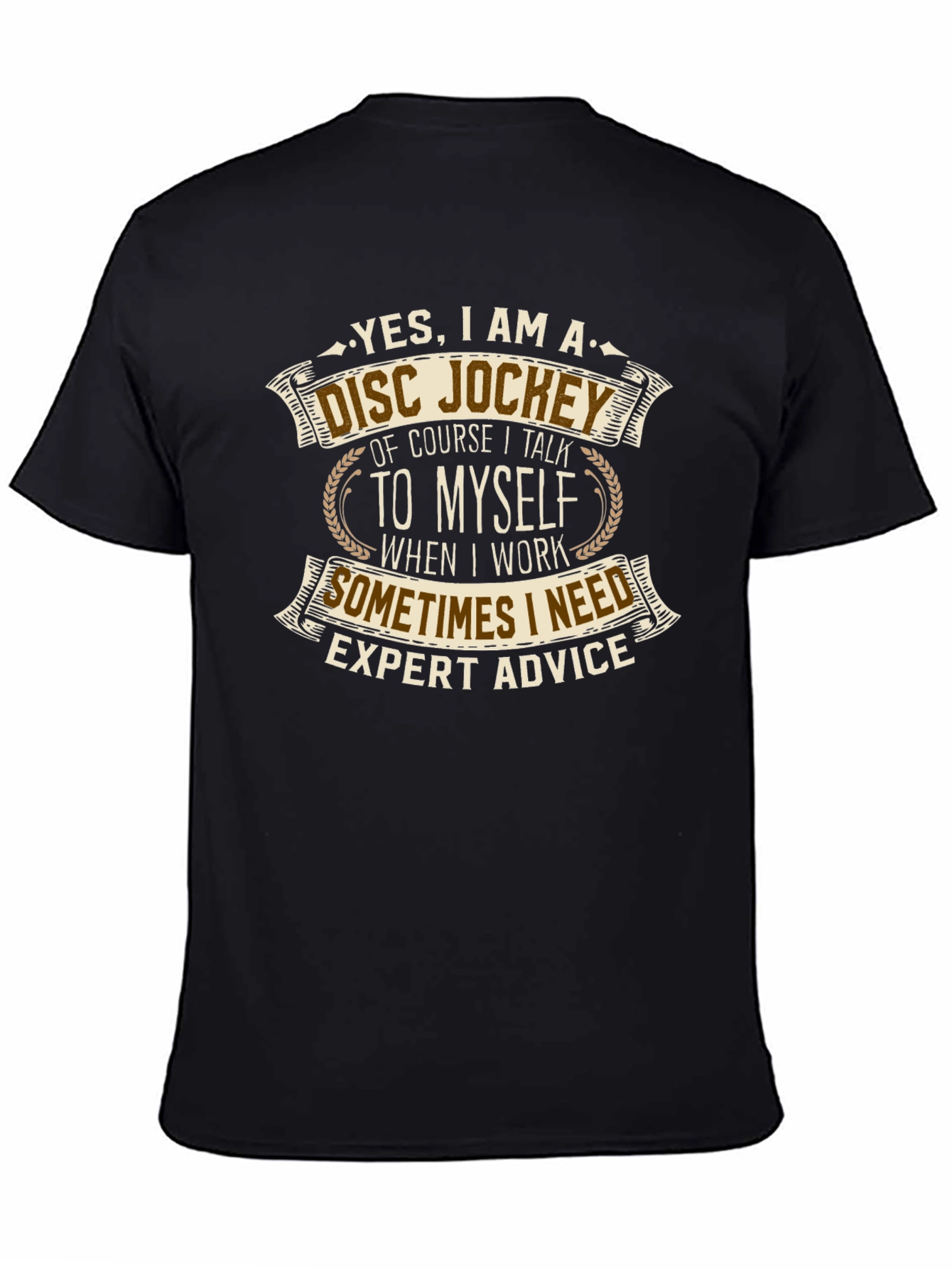 Disc Jockey Expert Advice Graphic T-Shirt
