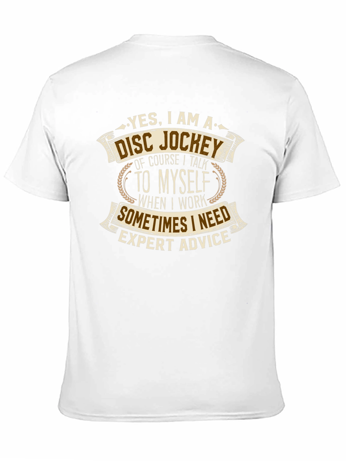 Disc Jockey Expert Advice Graphic T-Shirt