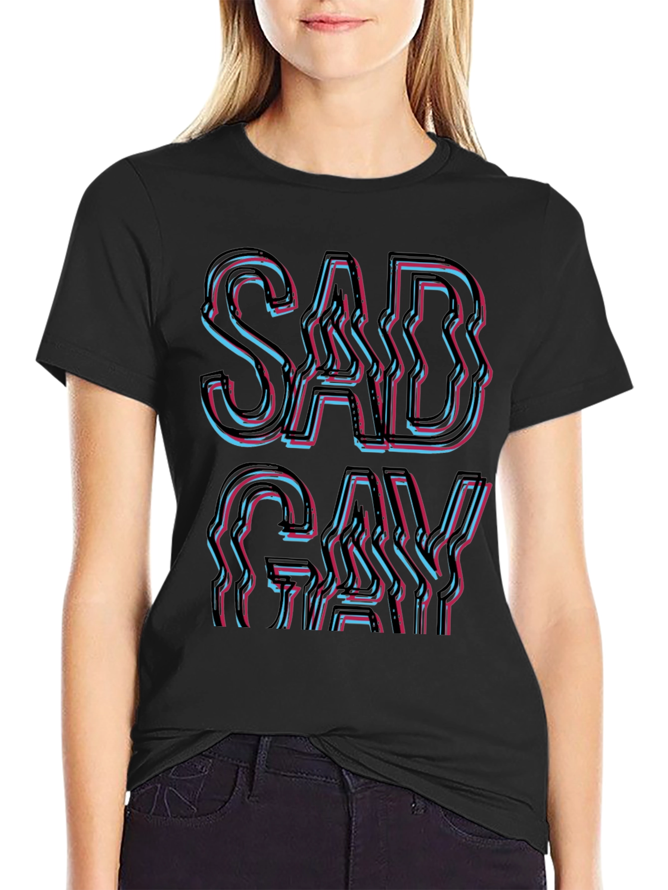 Sad Gay T-Shirt - Bold Graphic Tee