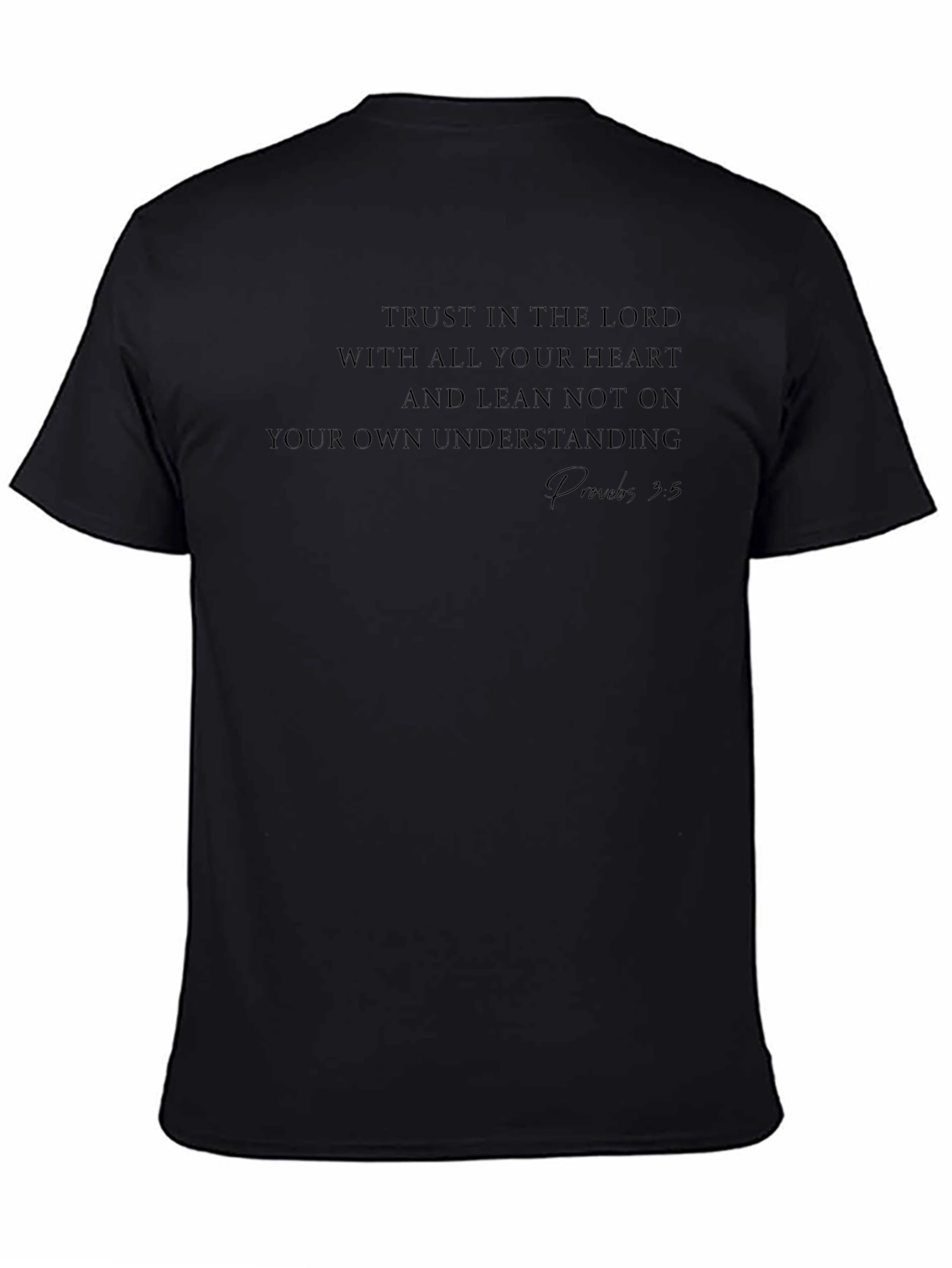 Faith-Inspired Tee: Trust in The Lord Proverbs 3:5