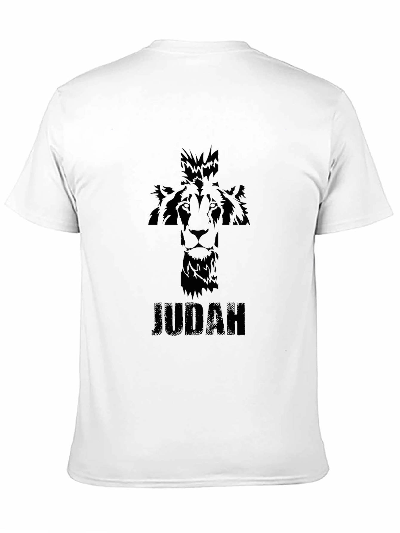 Judah Lion Cross Graphic T-Shirt - Christian Apparel