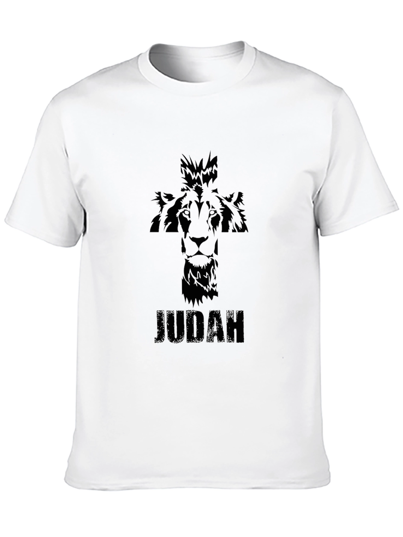 Judah Lion Cross Graphic T-Shirt - Christian Apparel