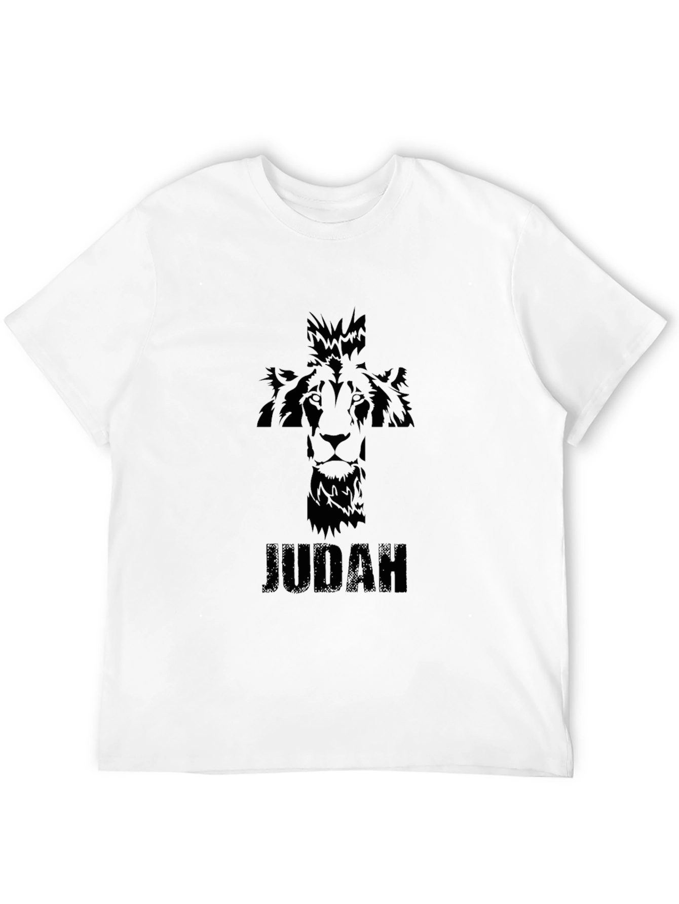 Judah Lion Cross Graphic T-Shirt - Christian Apparel