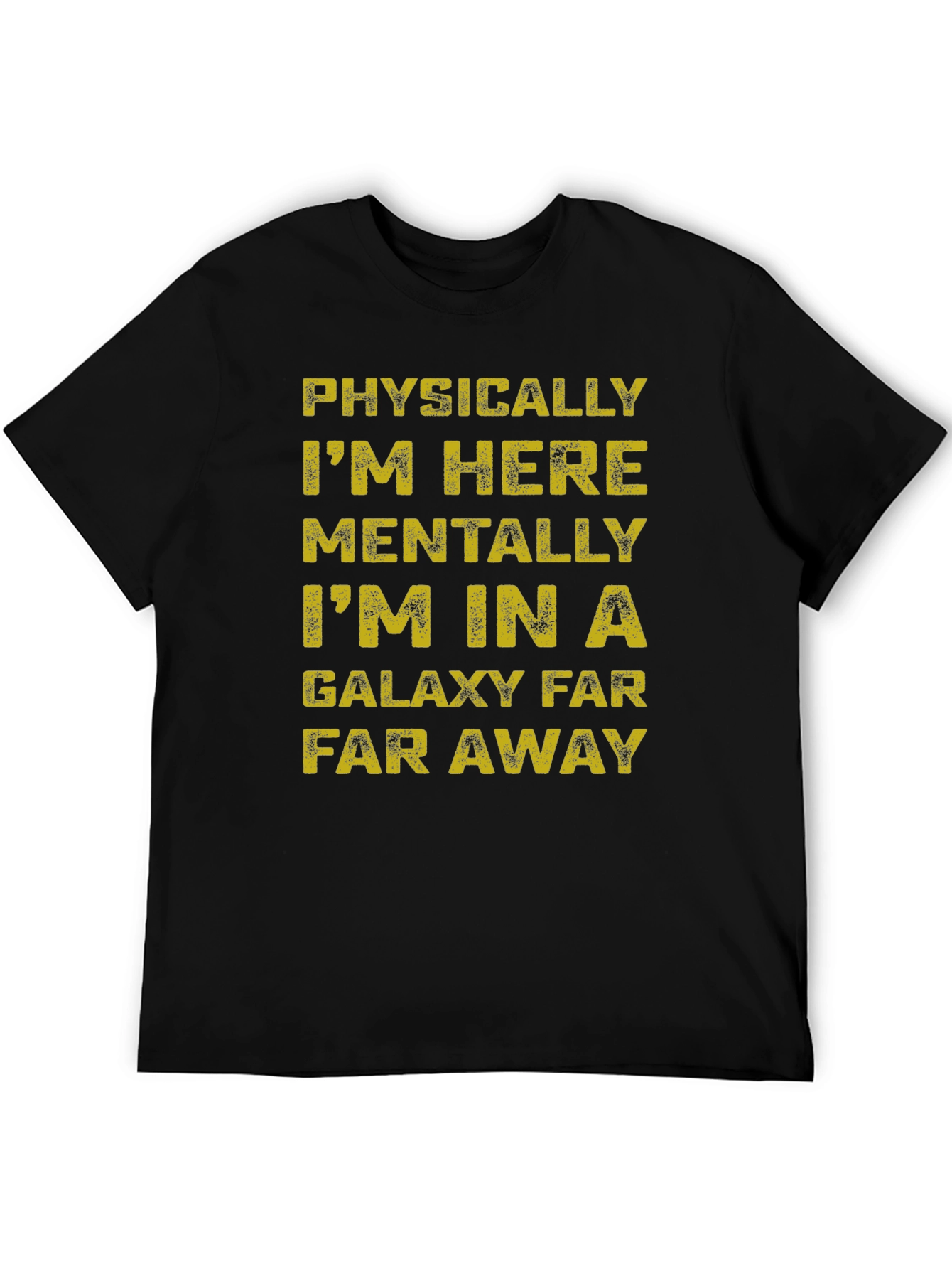 Galaxy Far Away Graphic Tee - Black