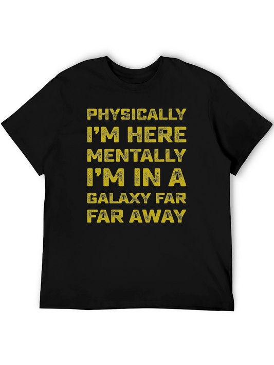Galaxy Far Away Graphic Tee - Black