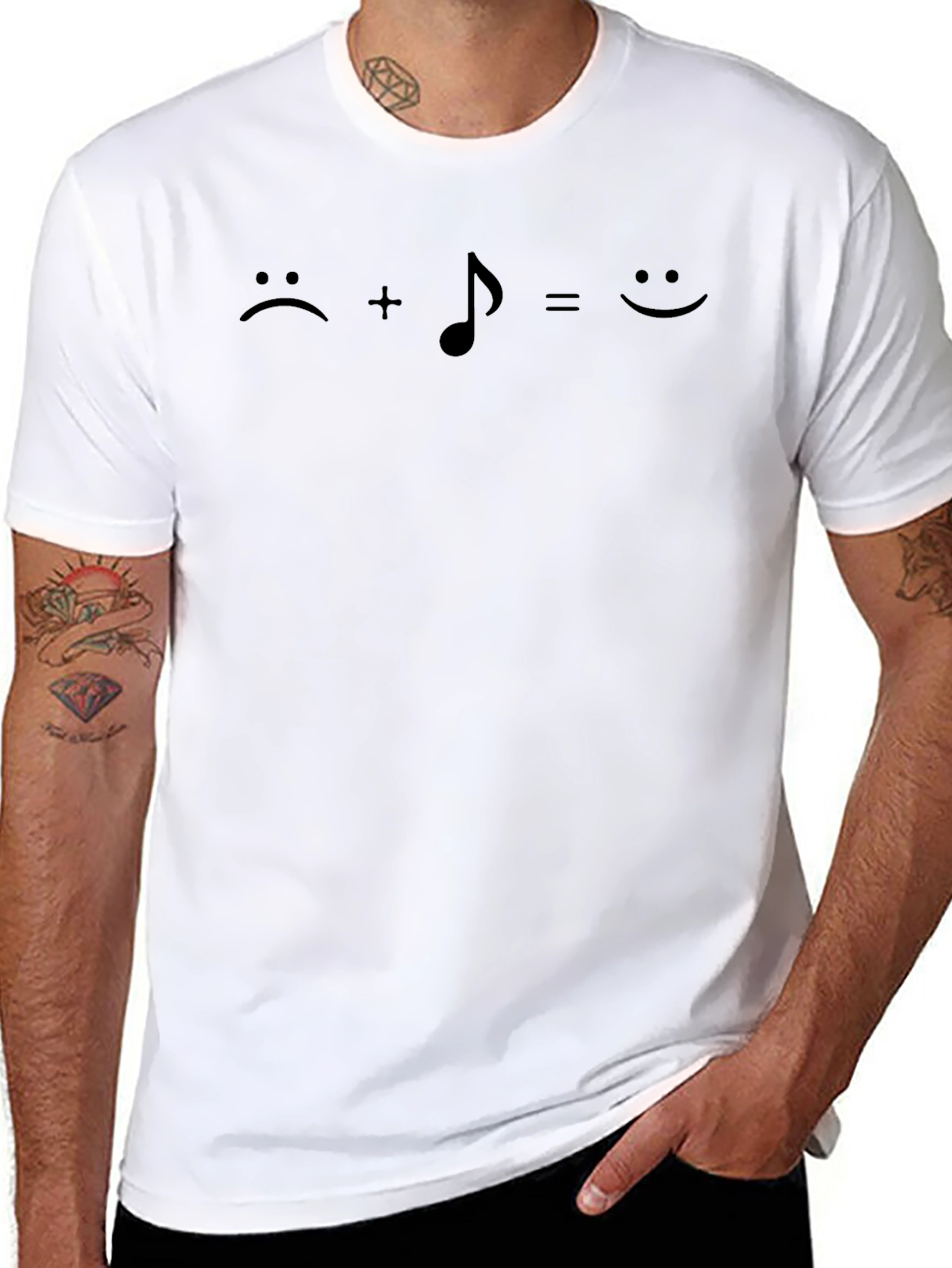 Music Makes You Happy Graphic T-Shirt