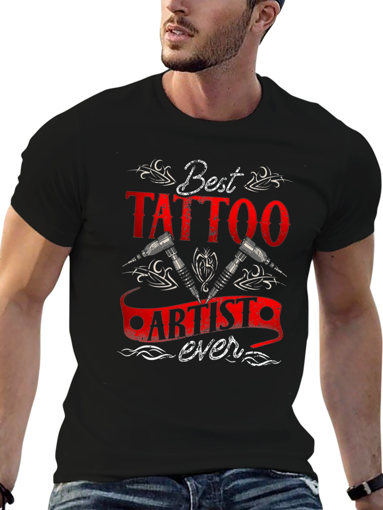Best Tattoo Artist Ever Black T-Shirt