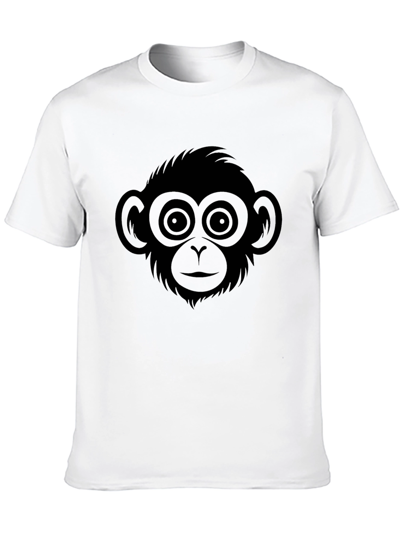 Monkey Face Graphic T-Shirt