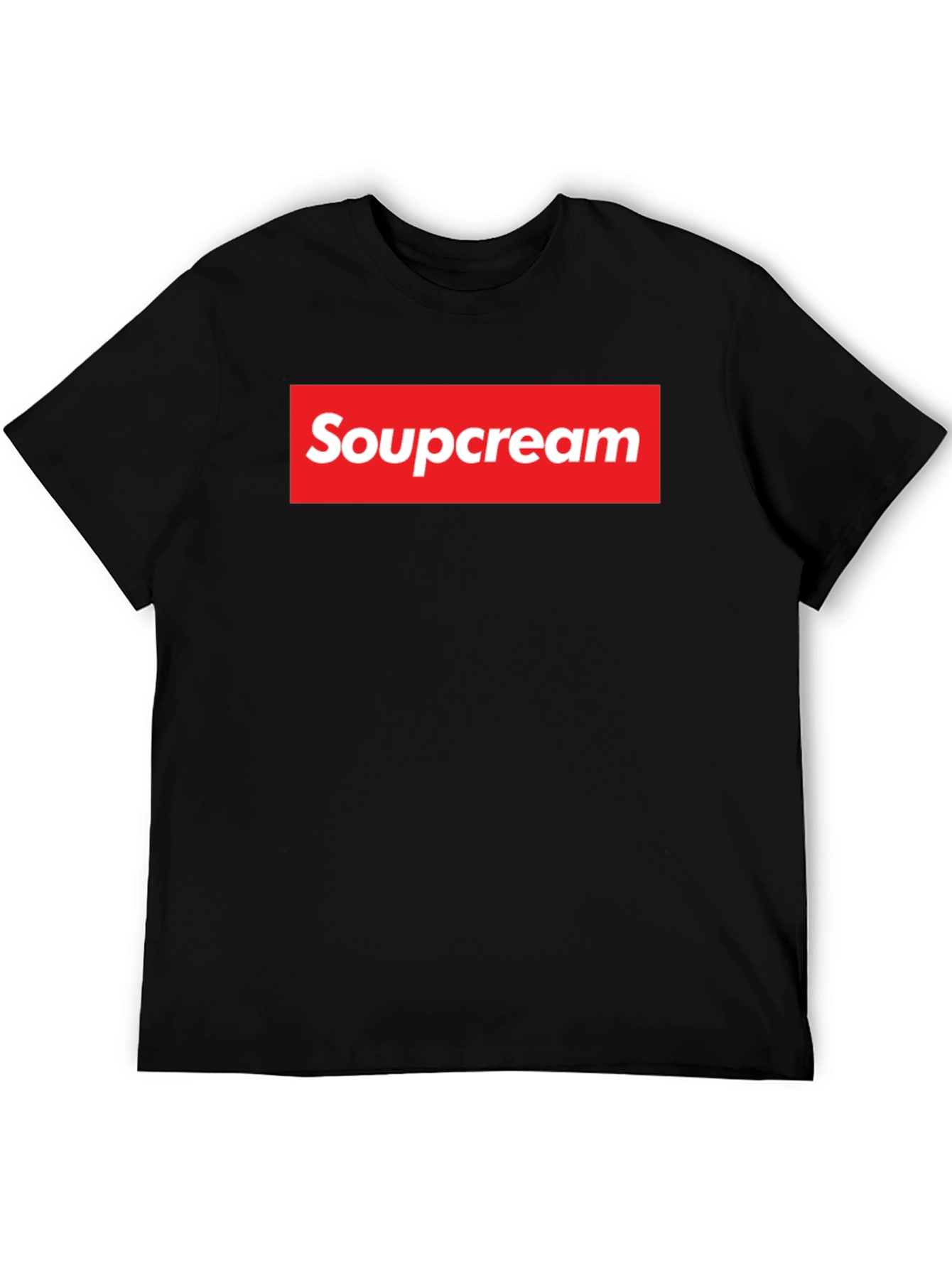 Soupcream Funny Graphic Tee - Black