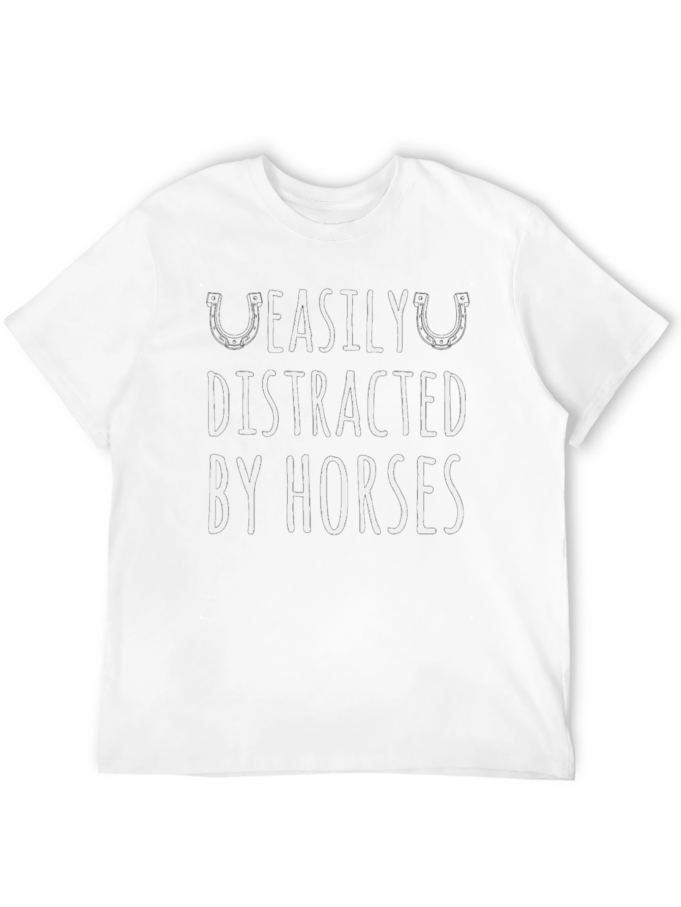Easily Distracted by Horses Graphic Tee