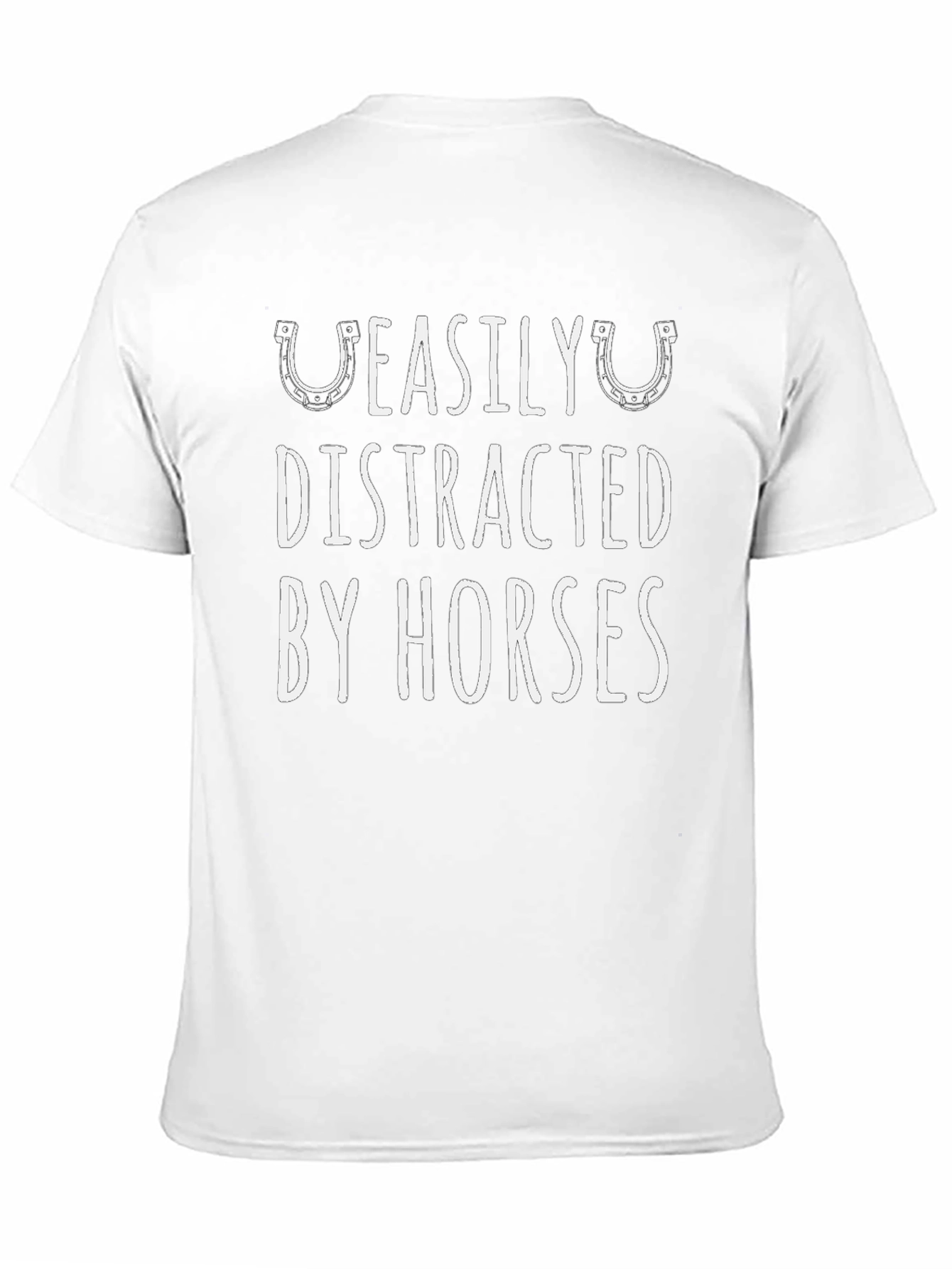 Easily Distracted by Horses Graphic Tee