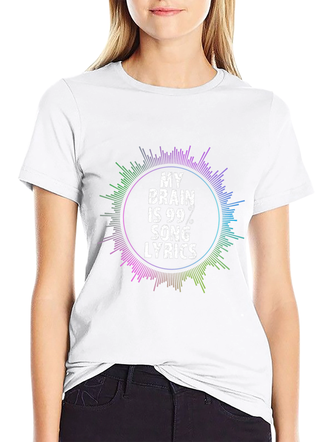 My Brain is 99% Song Lyrics T-Shirt