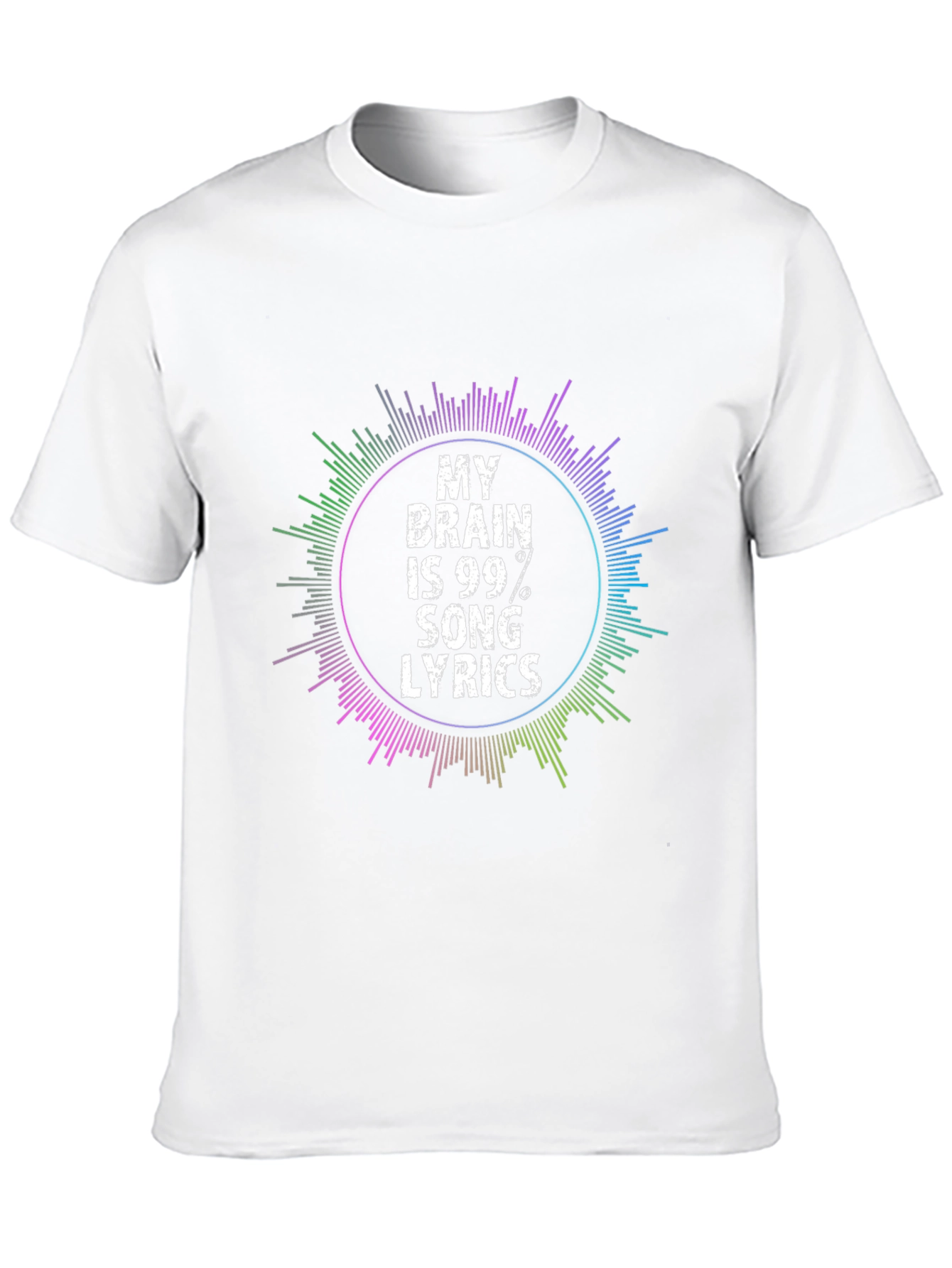 My Brain is 99% Song Lyrics T-Shirt