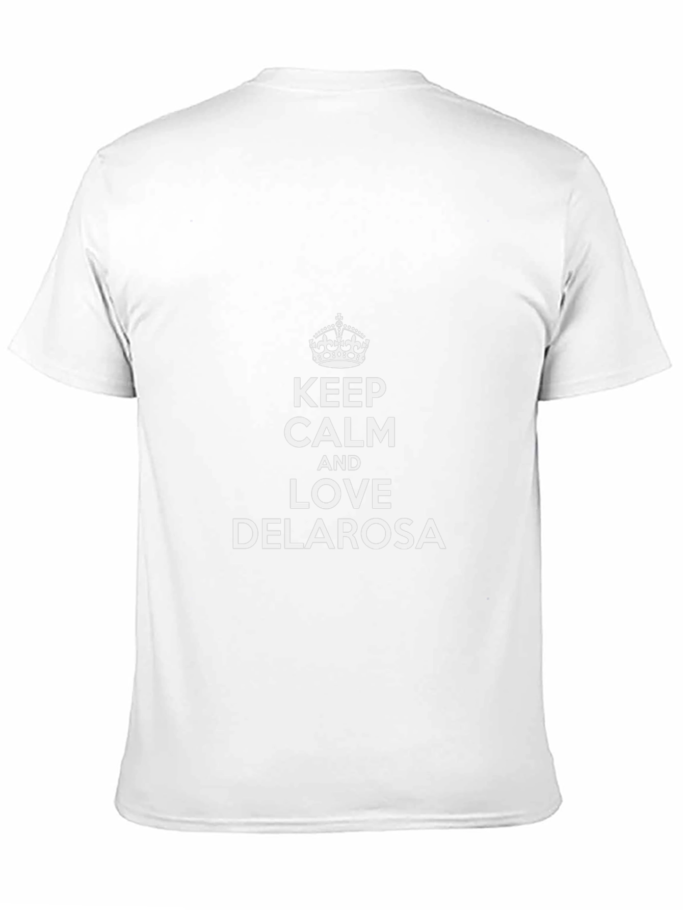 Keep Calm & Love Delarosa Black T-Shirt