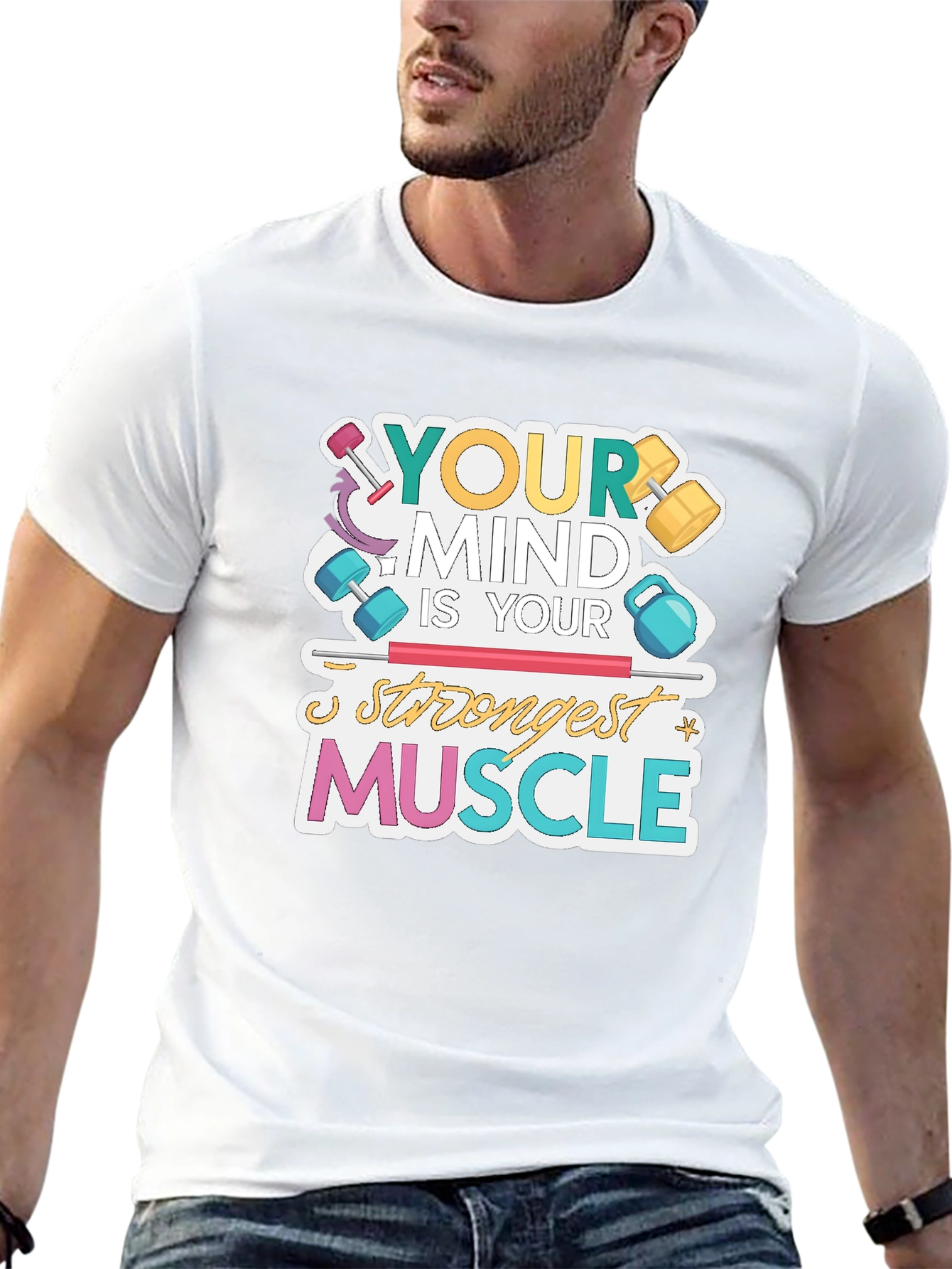 Mind Is Your Strongest Muscle Graphic Tee