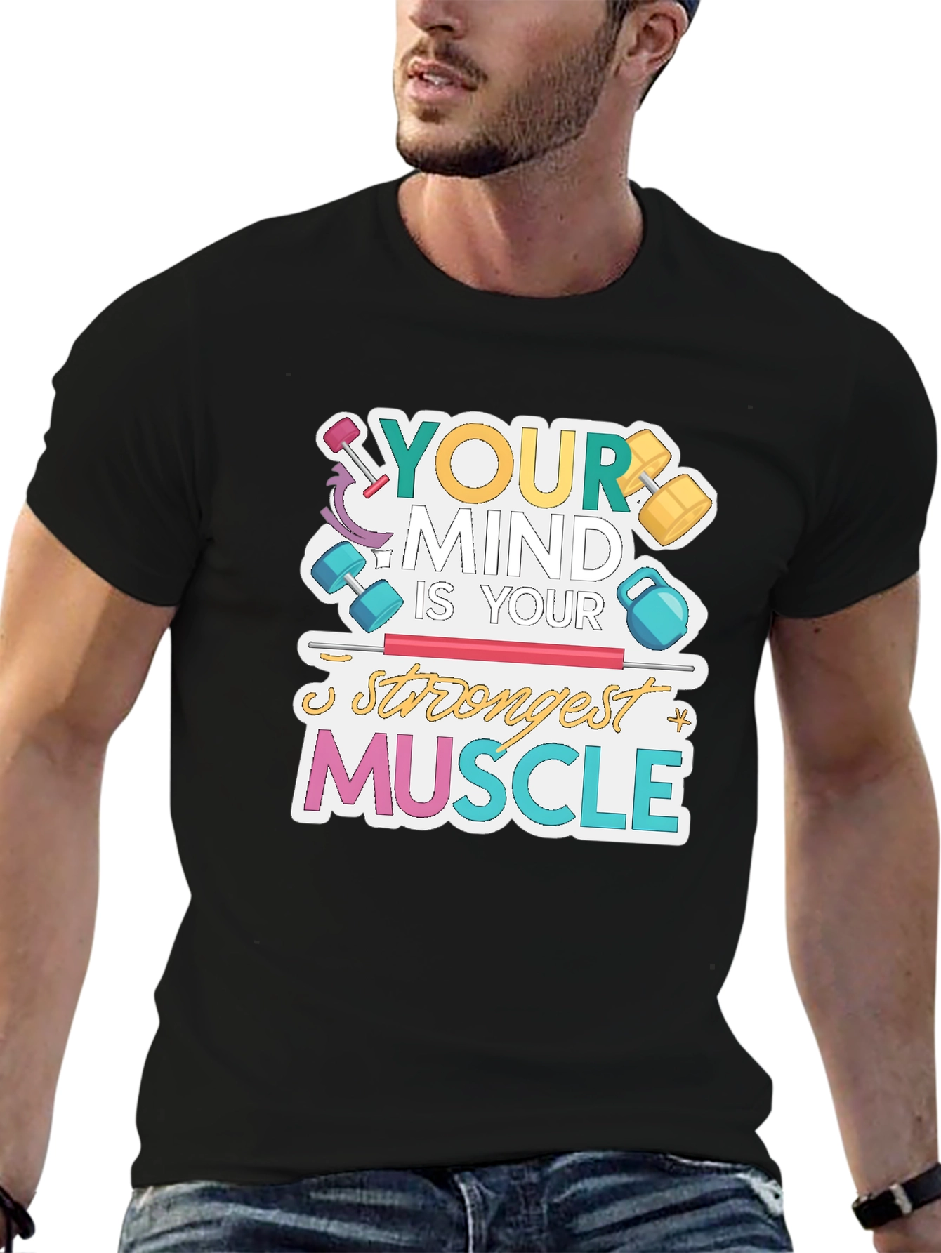 Mind Is Your Strongest Muscle Graphic Tee