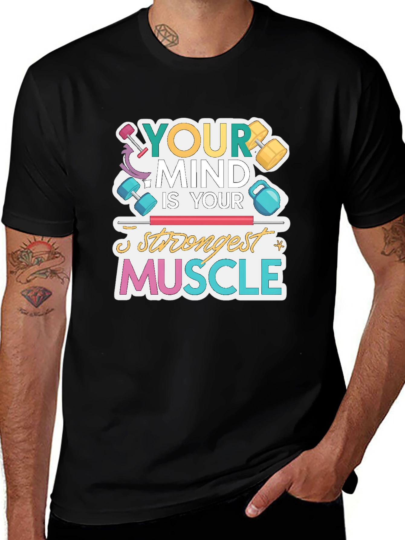 Mind Is Your Strongest Muscle Graphic Tee