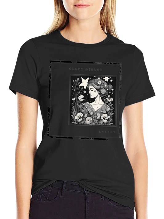 Older Sister Graphic Tee - Black Cotton Blend