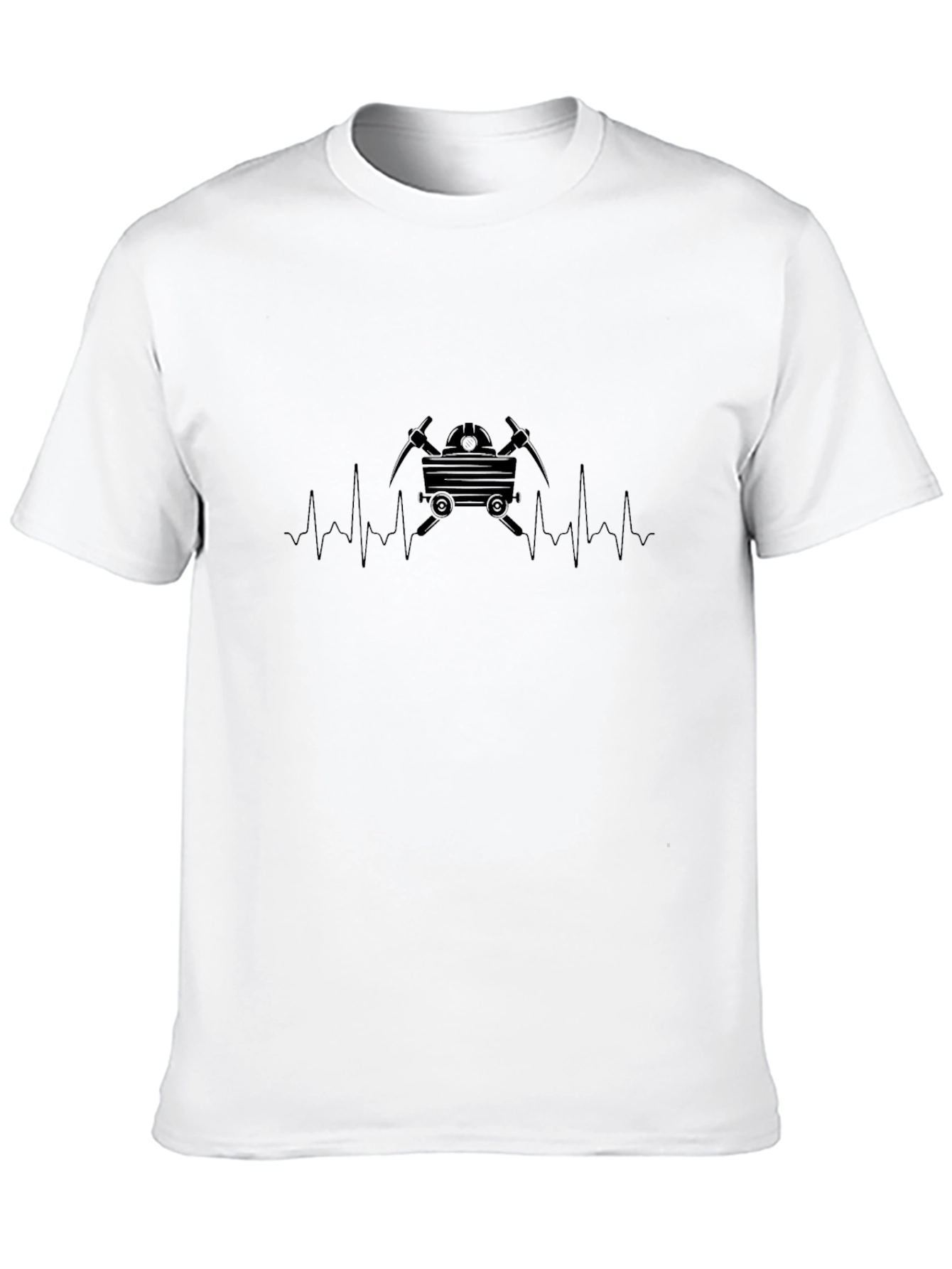 Miner Heartbeat T-Shirt - Black
